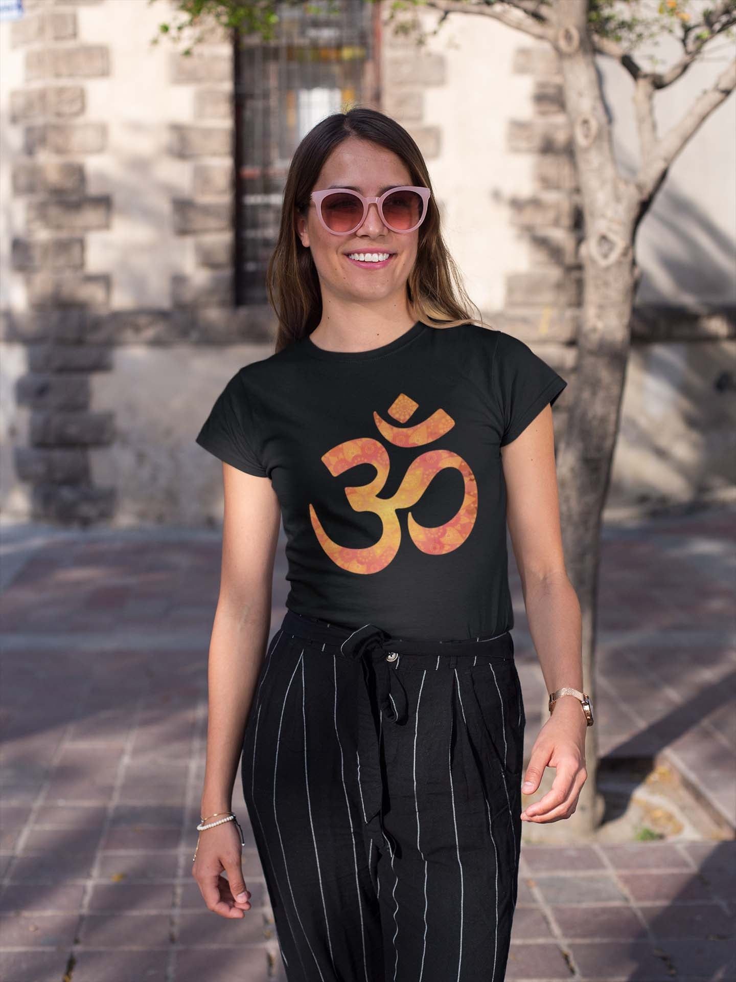 Om Women's Cotton T-Shirt