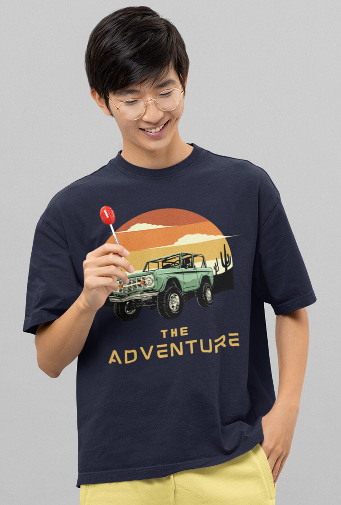 The Adventure Men's Oversized T-Shirt