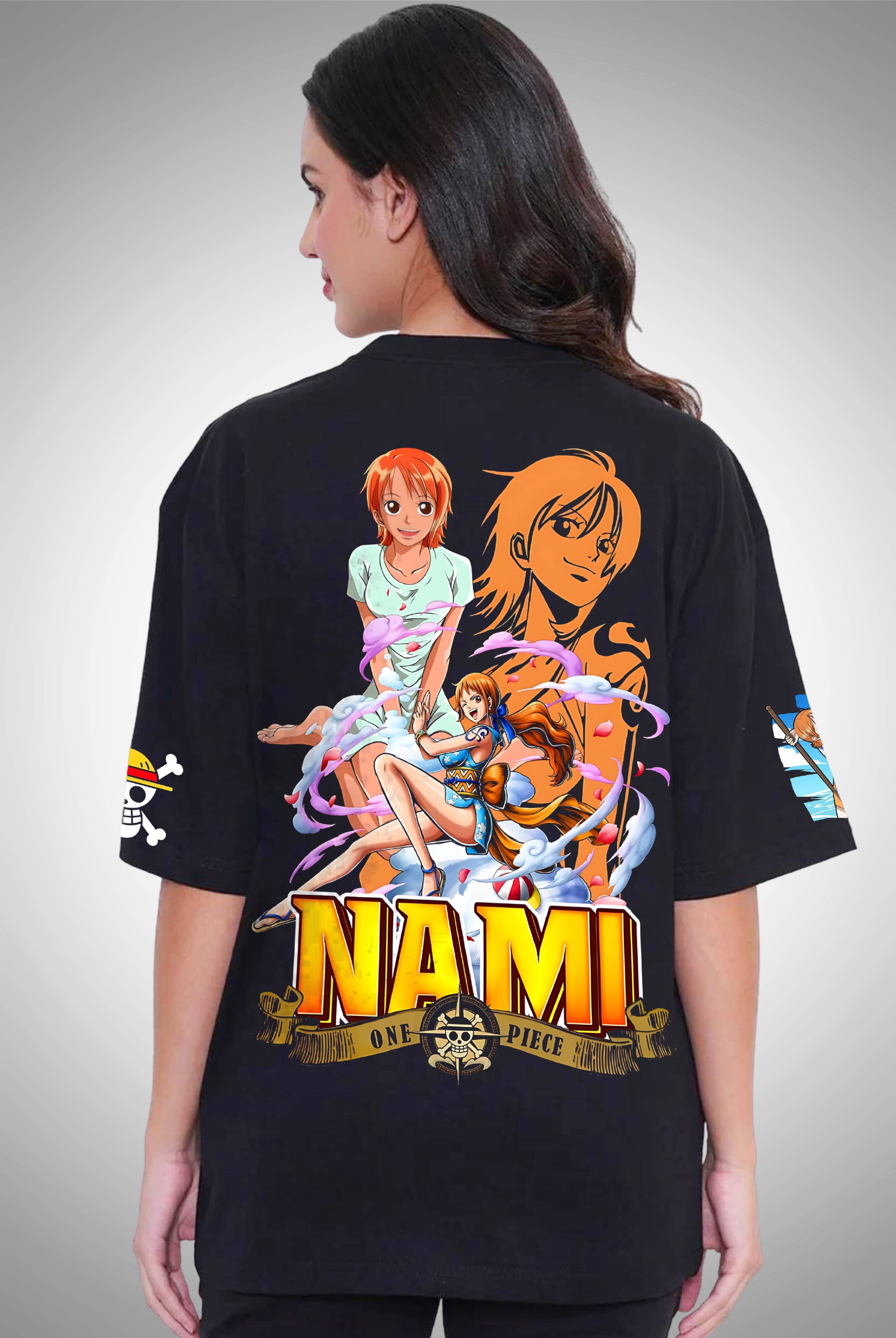 Nami One Piece Women's Oversized Anime T-Shirt