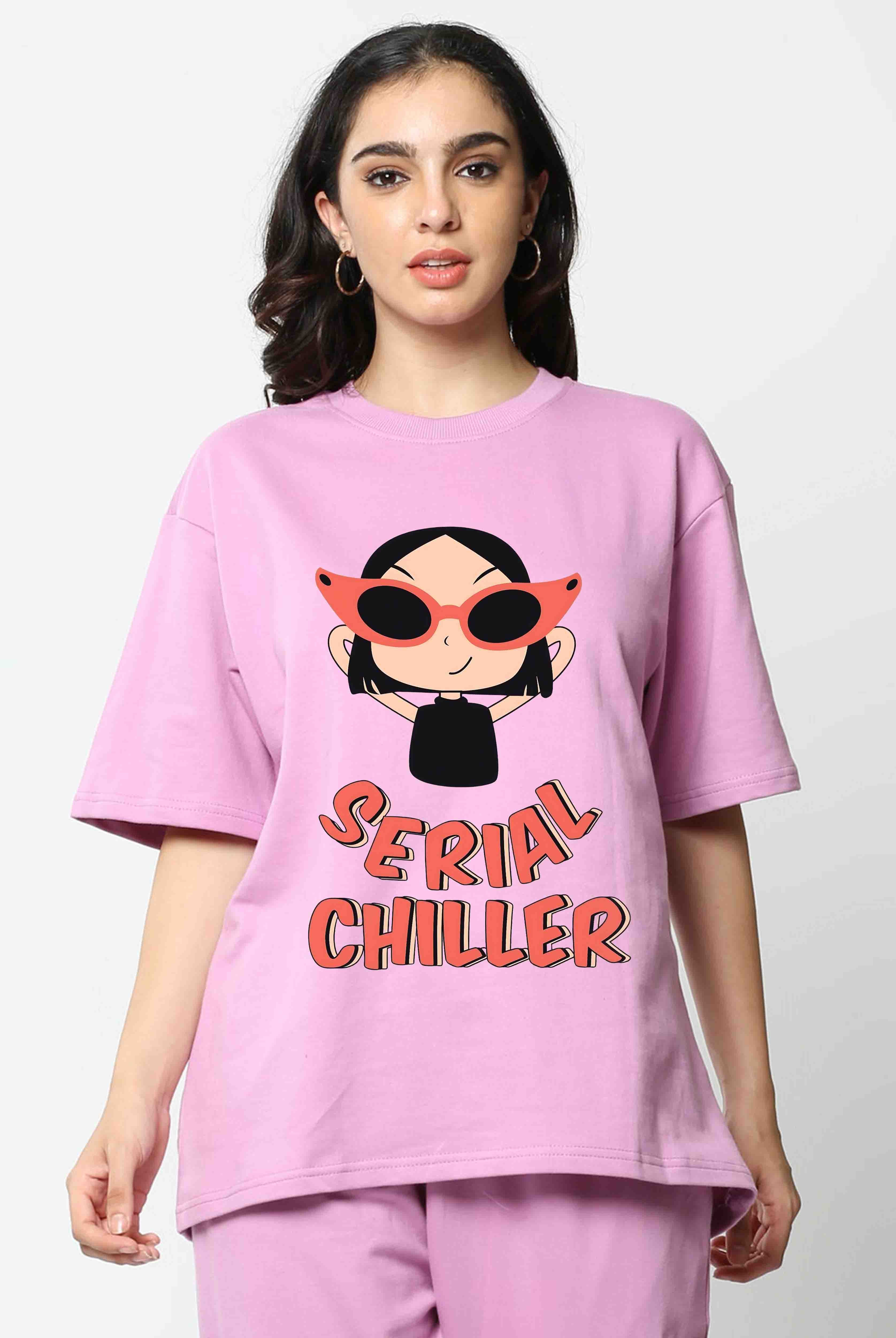Serial Chiller 2 Women's Oversized T-Shirt