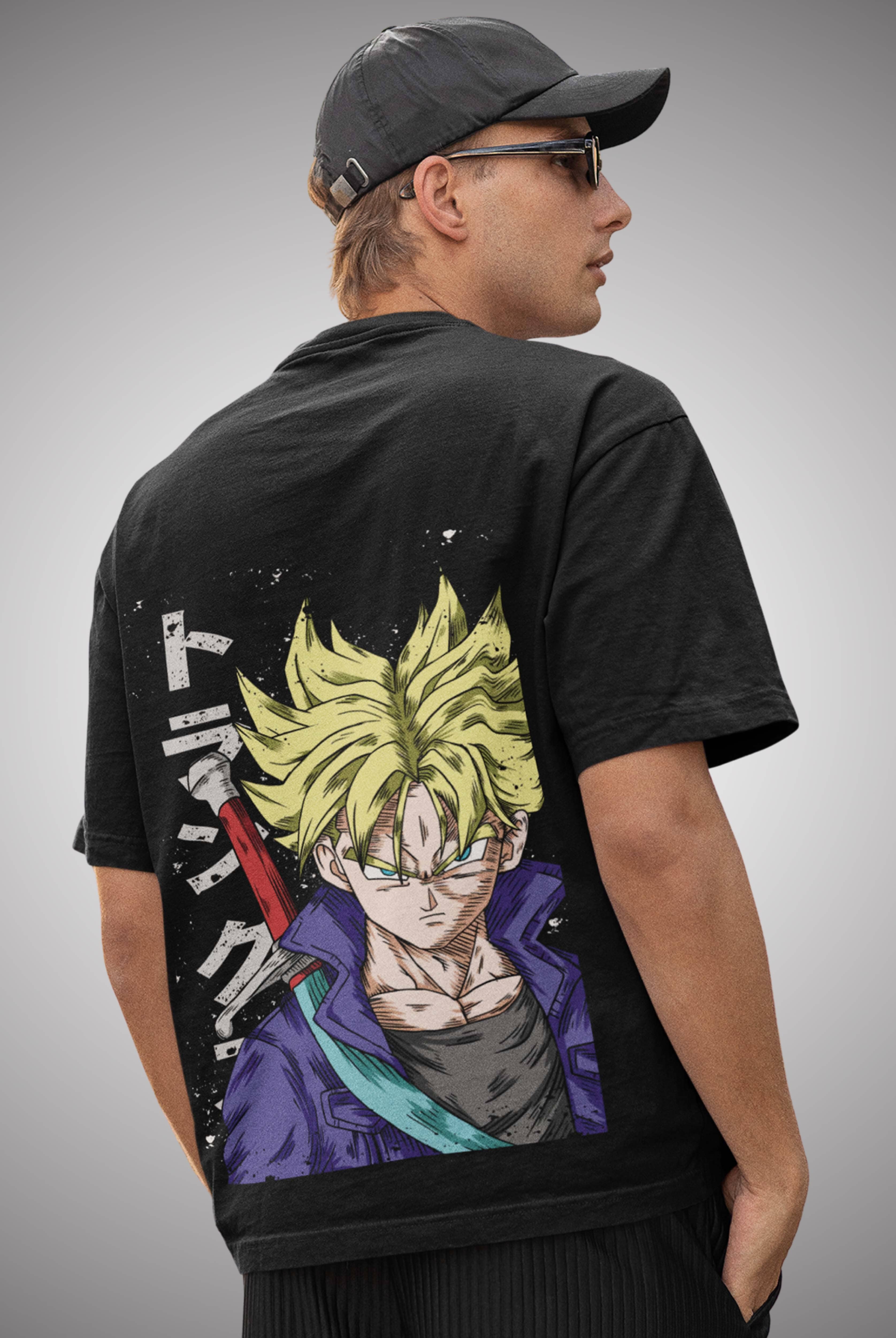 Dragon Ball Z Men's Oversized Anime T-Shirt