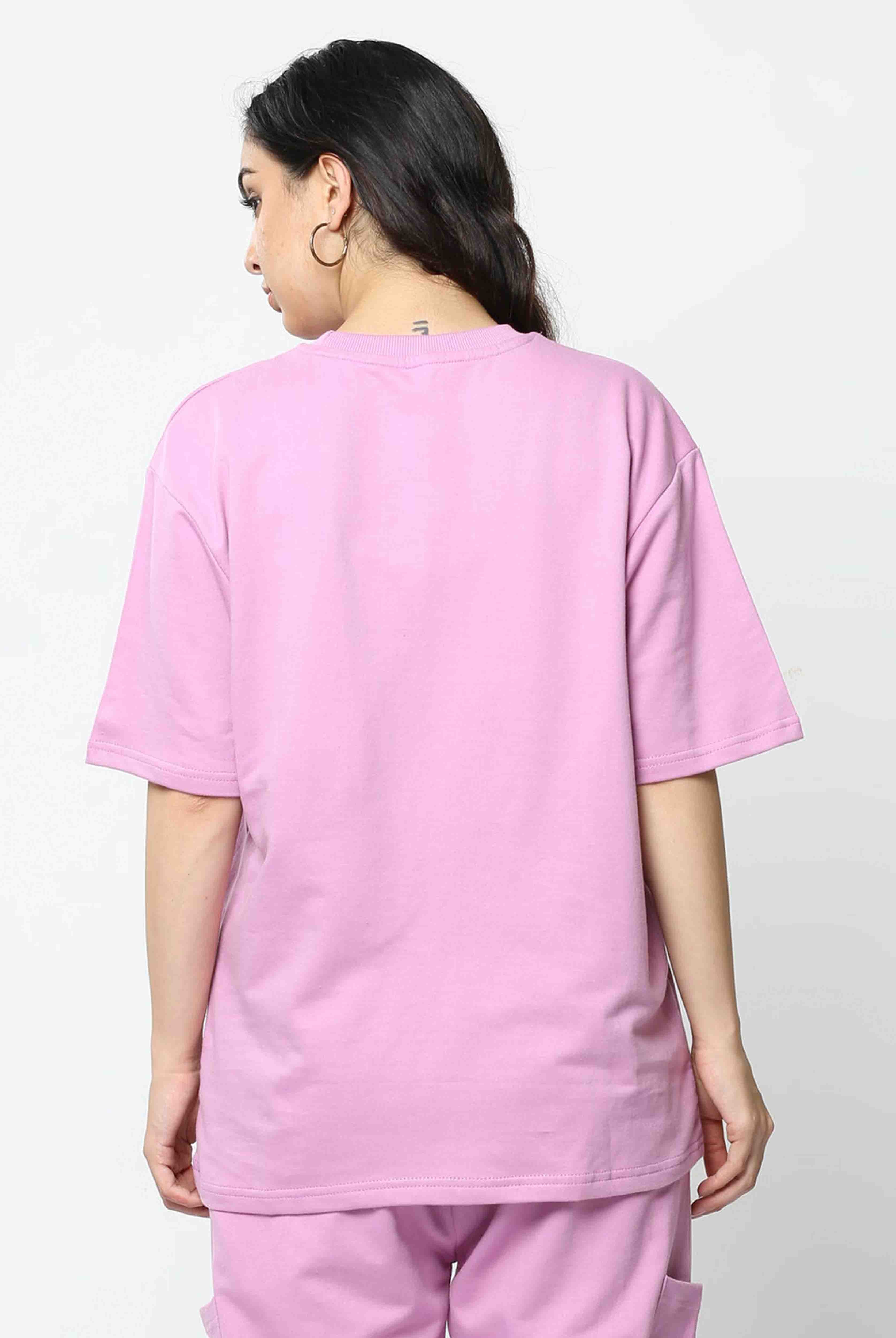 Serial Chiller Lavender Women's Oversized T-Shirt