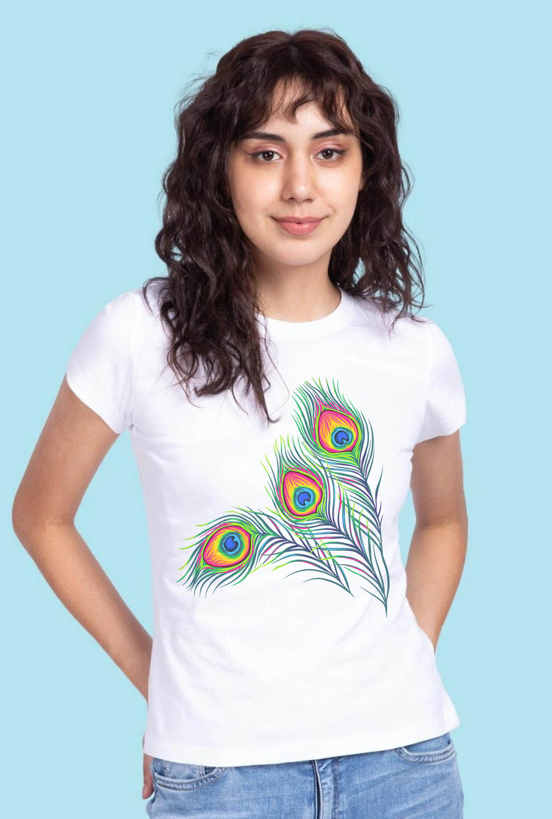 Feathers Women's Cotton T-Shirt