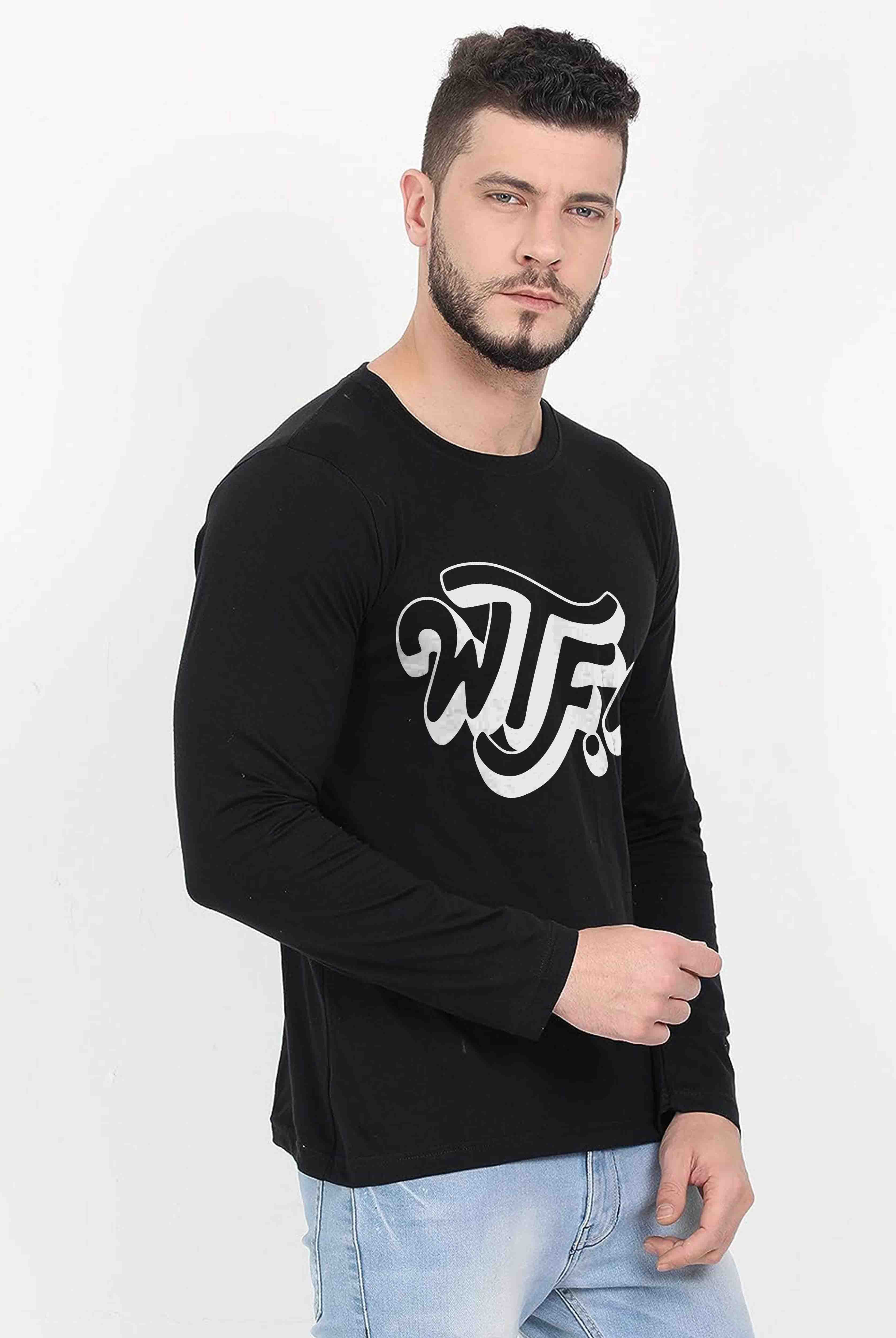 WTF Men's Full Sleeve T-Shirt