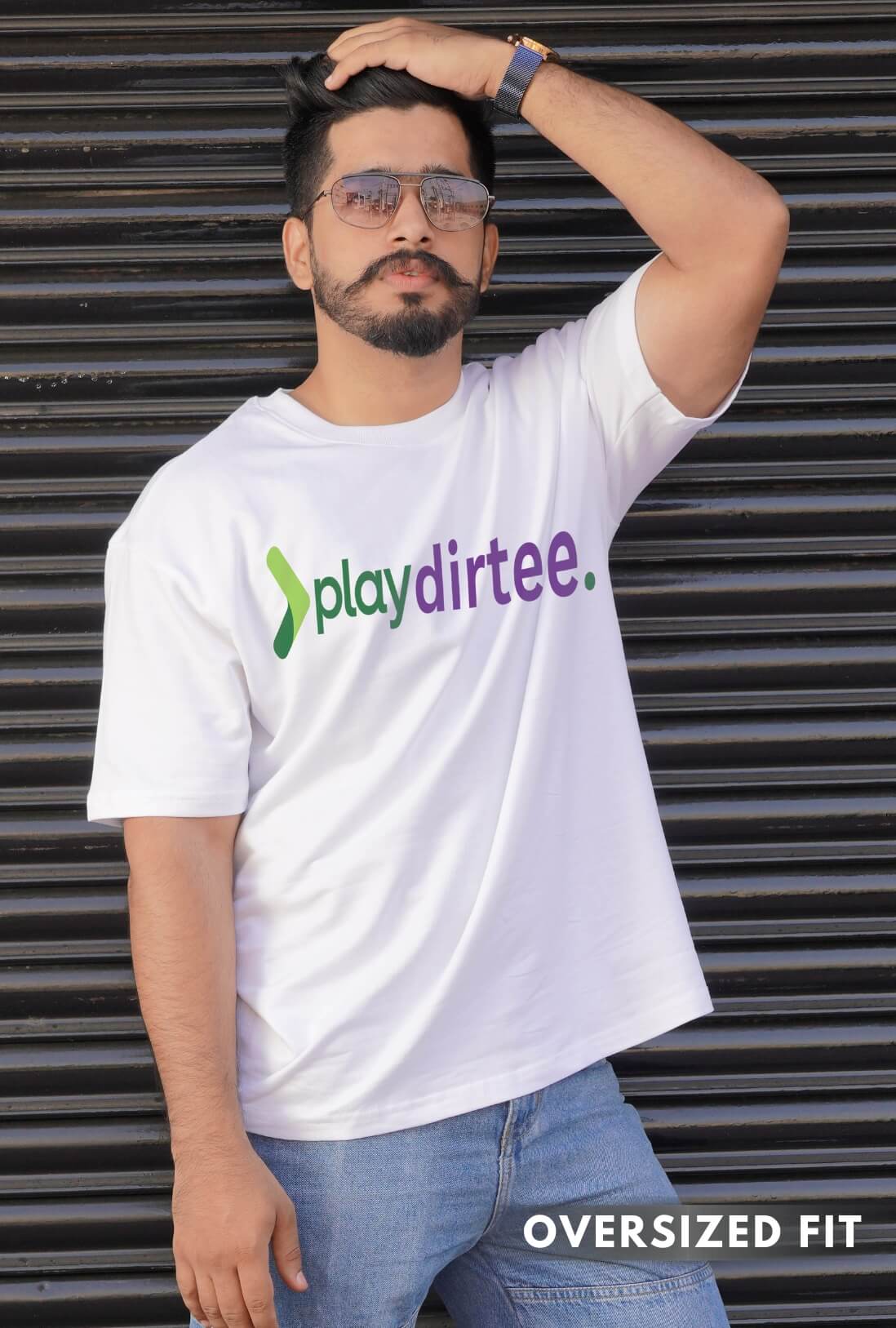 Play Dirtee2 Men's Oversized T-Shirt