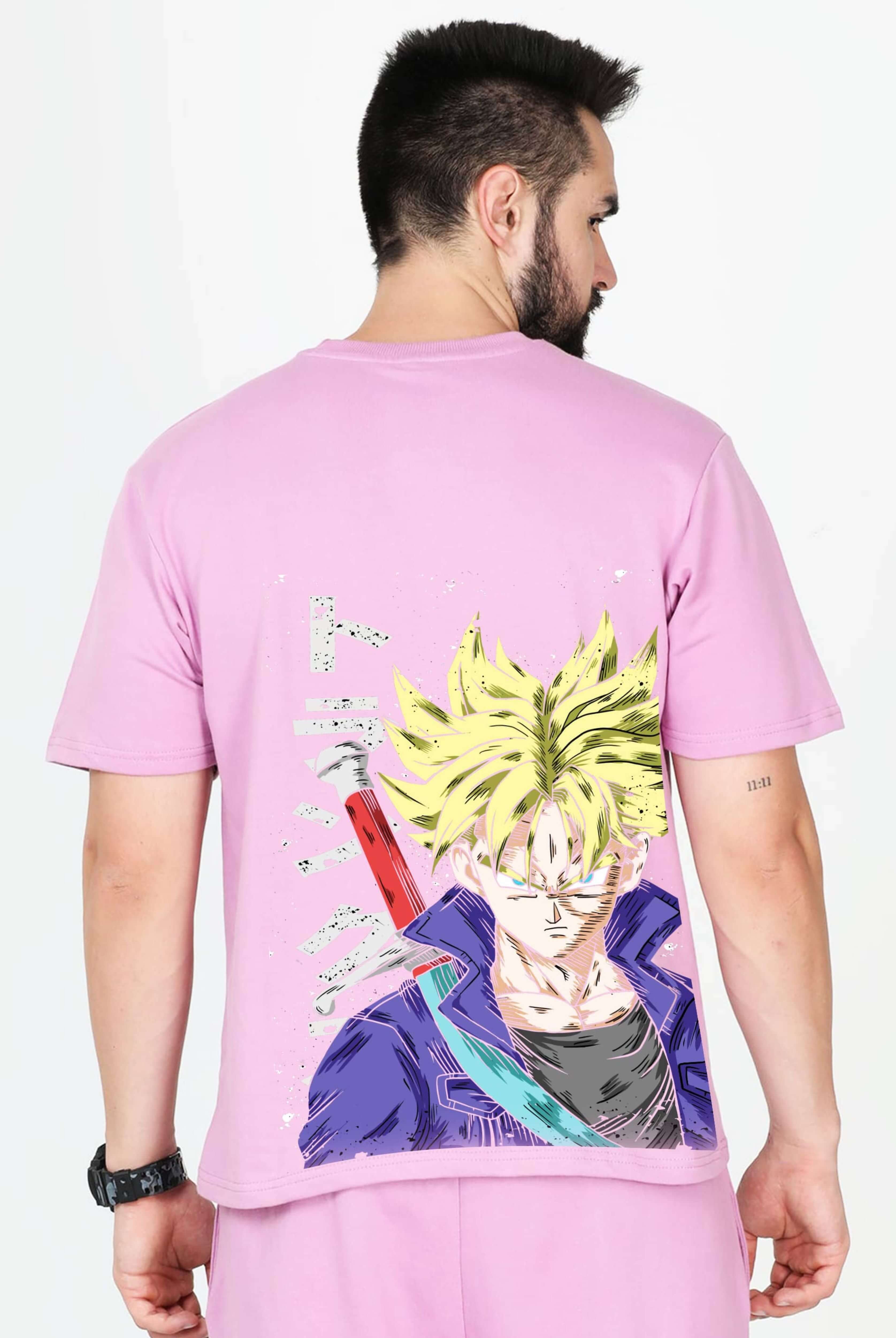 Dragon Ball Z Men's Oversized Anime T-Shirt