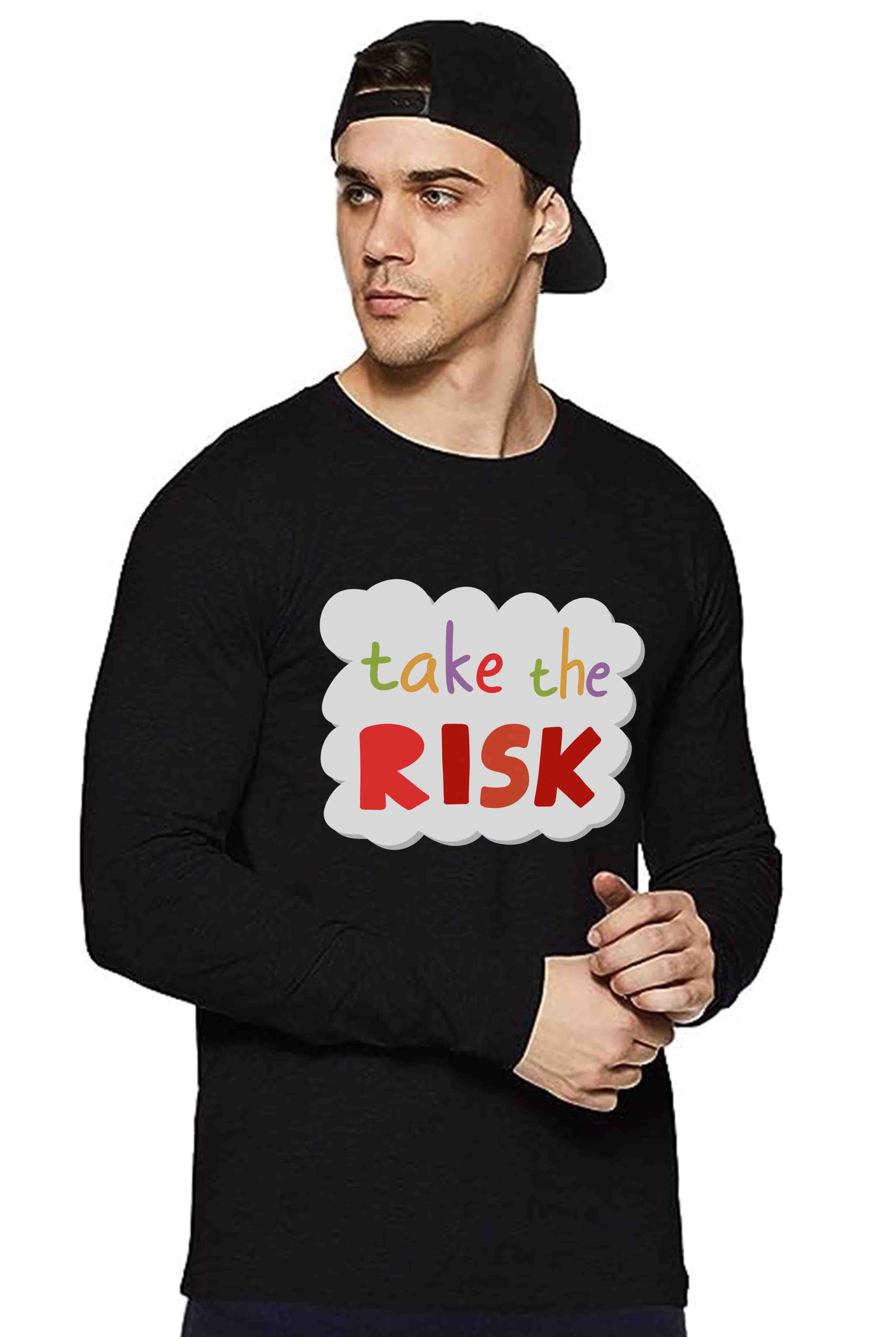 Take Men's Full Sleeve T-Shirt