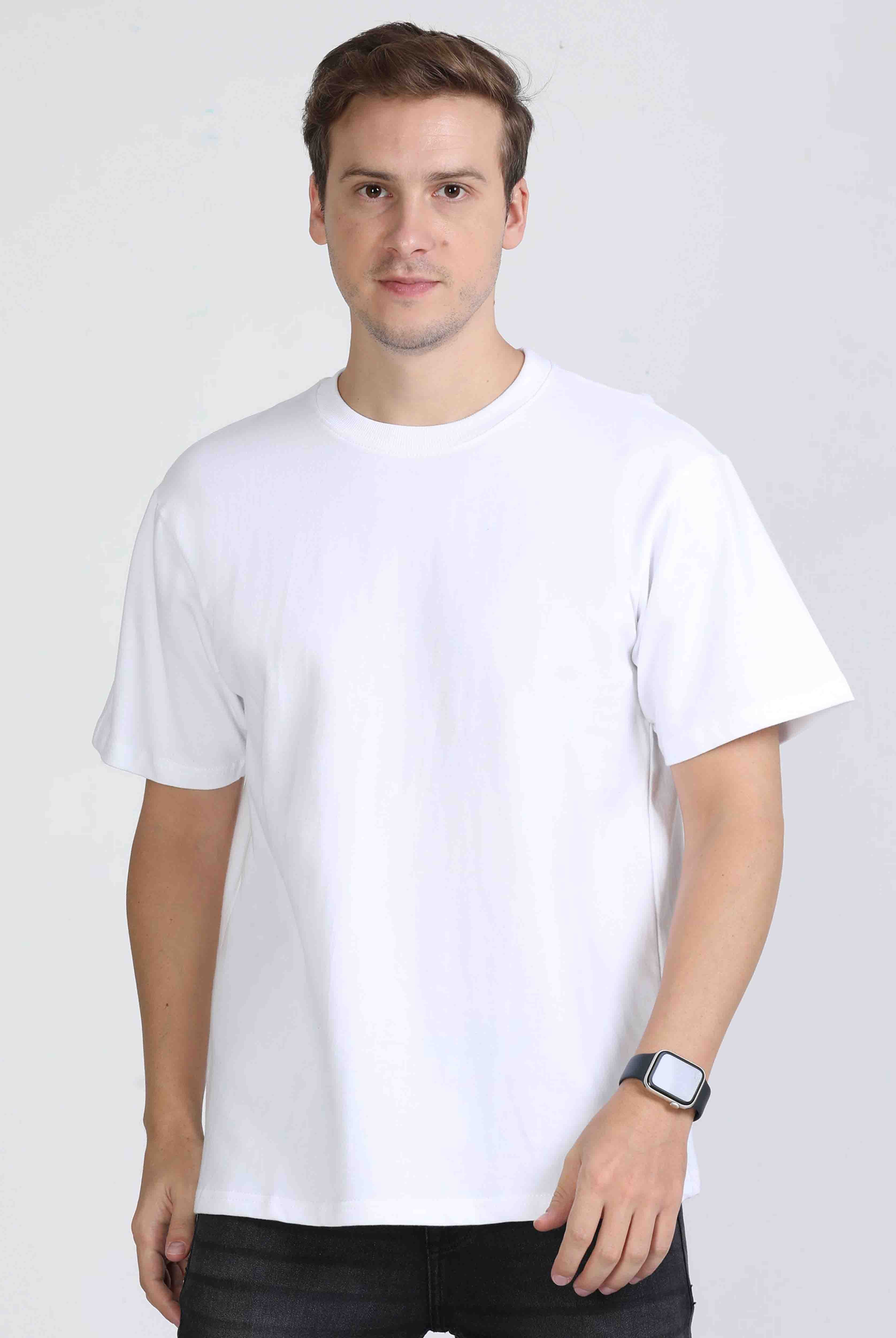 Men's White Oversized T-Shirt