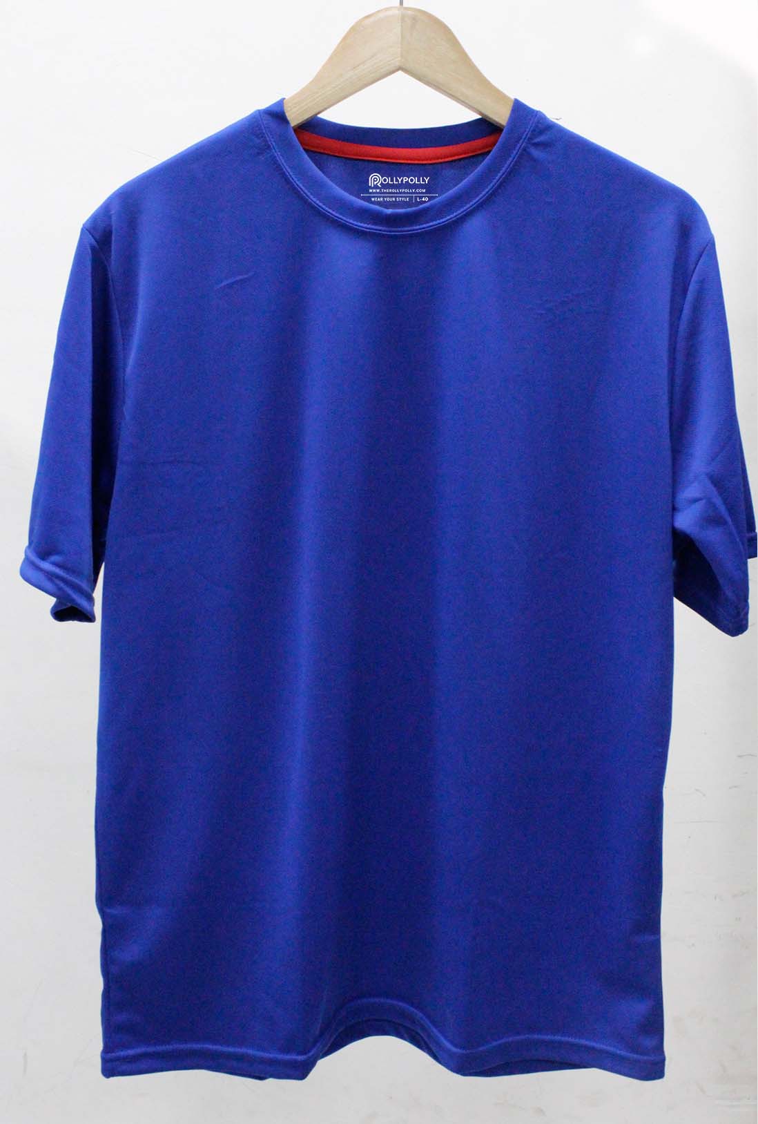 Men's Blue Active Wear T-Shirt