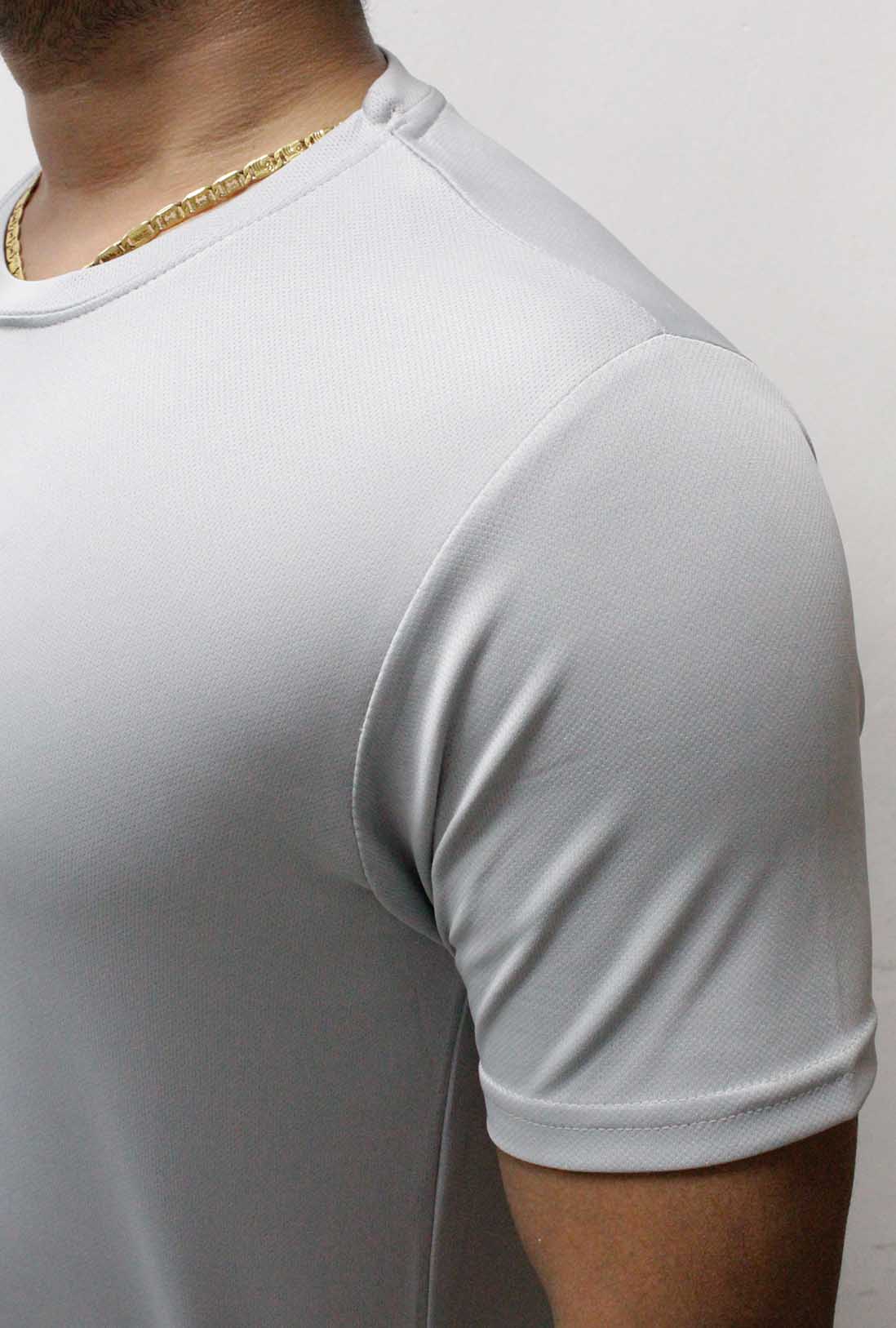 Men's Grey Active Wear T-Shirt