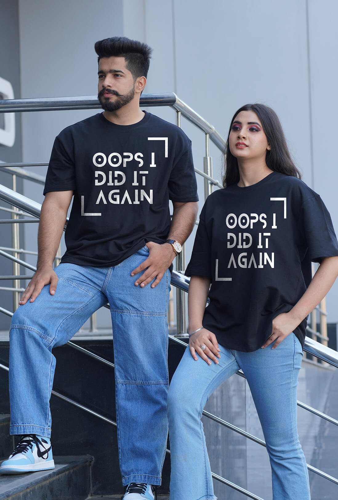 Oops Did It Again Unisex Oversized T-Shirt