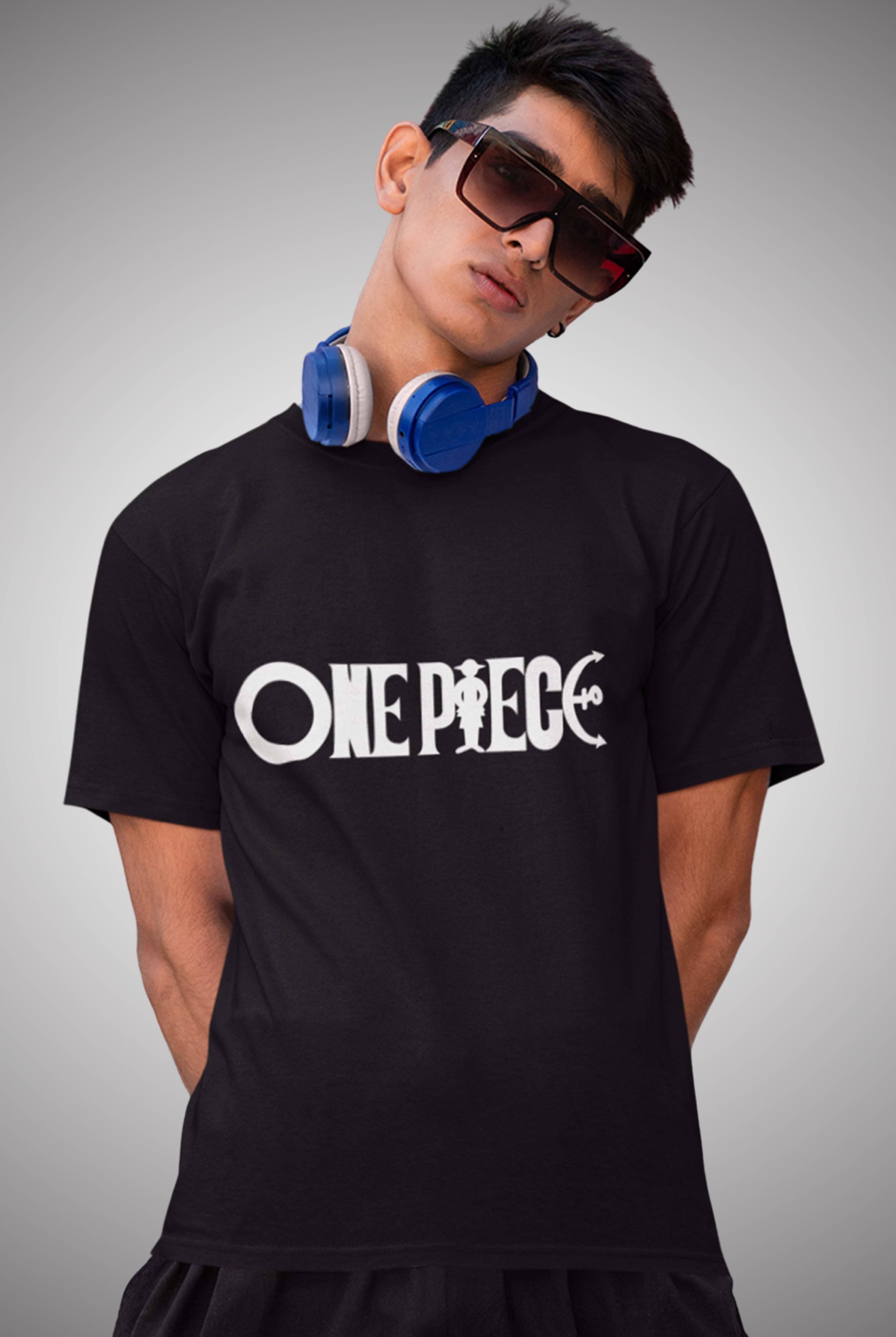 One Piece Men's Oversized Anime T-Shirt