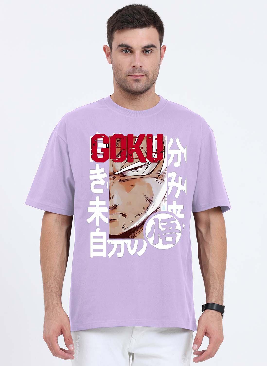 Goku Men's Oversized Anime T-Shirt