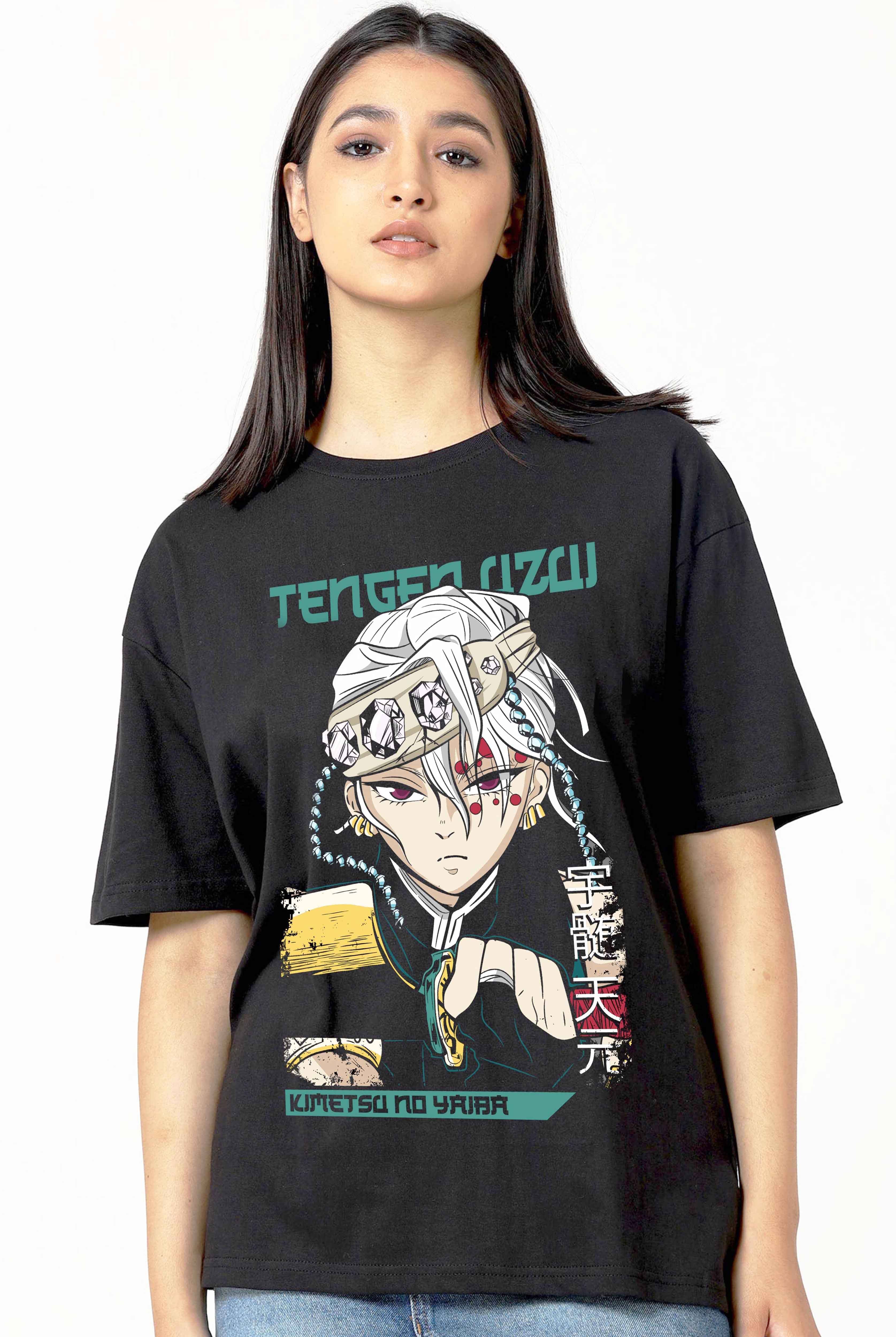 Tenge R Women's Oversized Anime T-Shirt