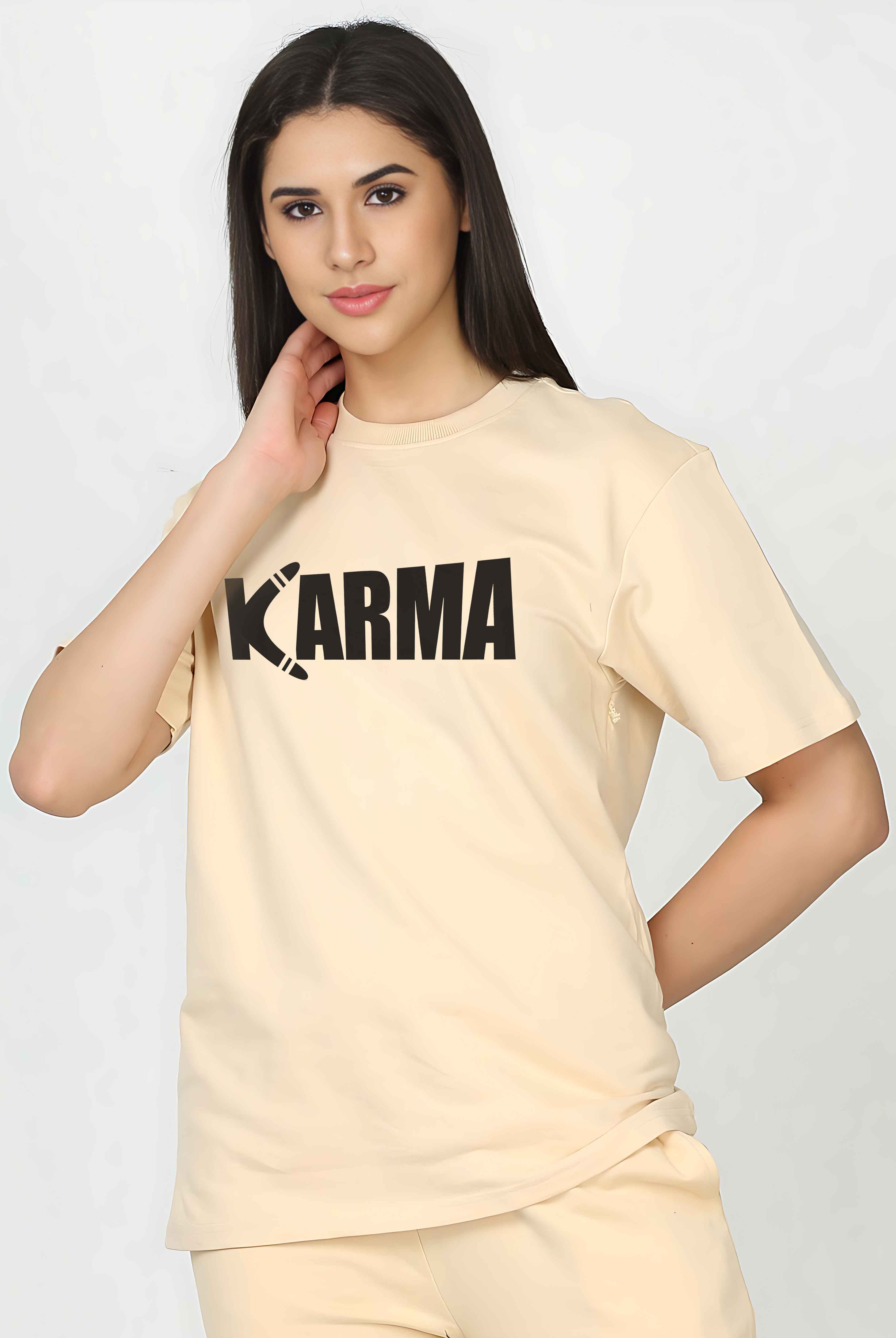 Karma Women's Oversized T-Shirt
