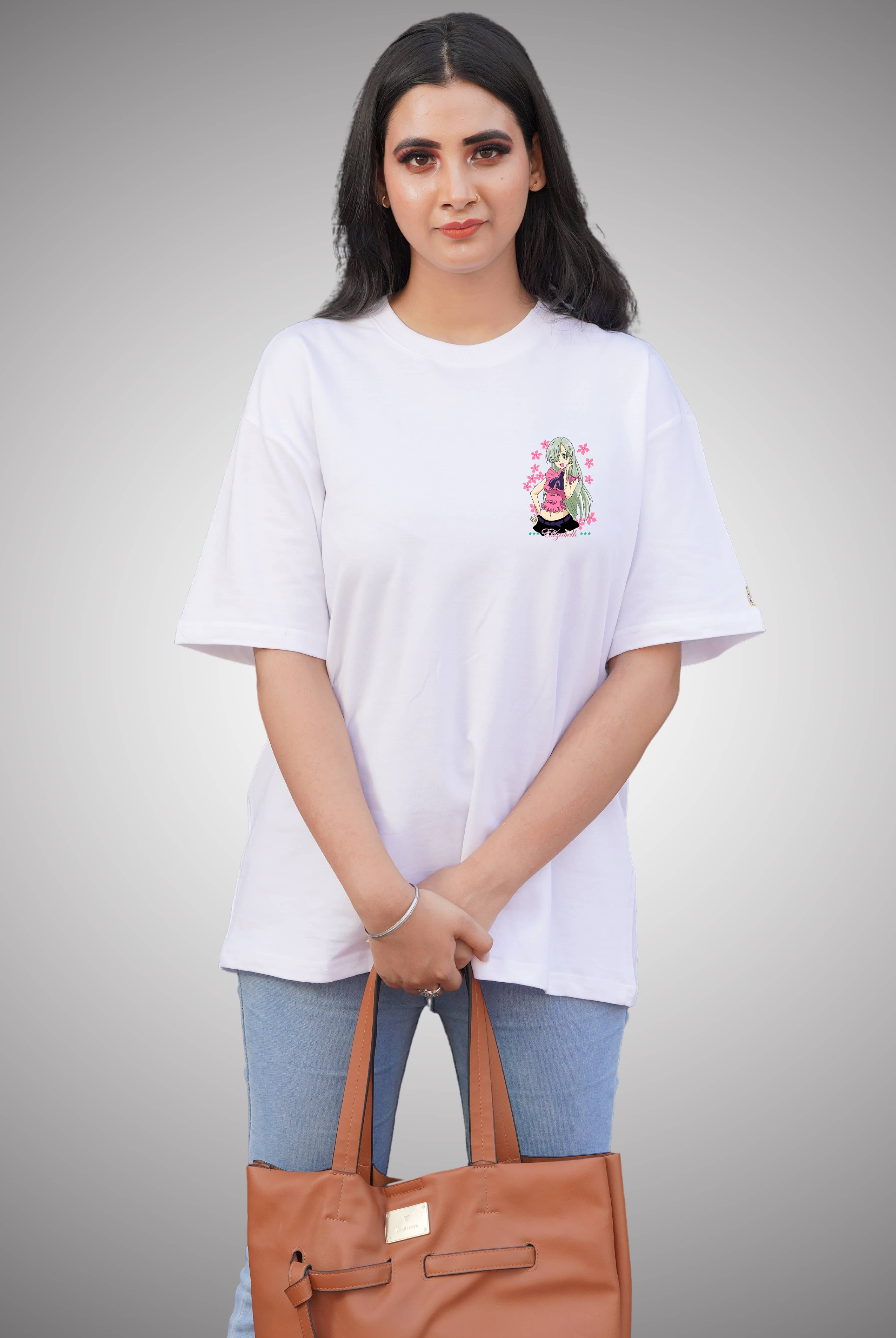 Elizabeth Women's Oversized Anime T-Shirt