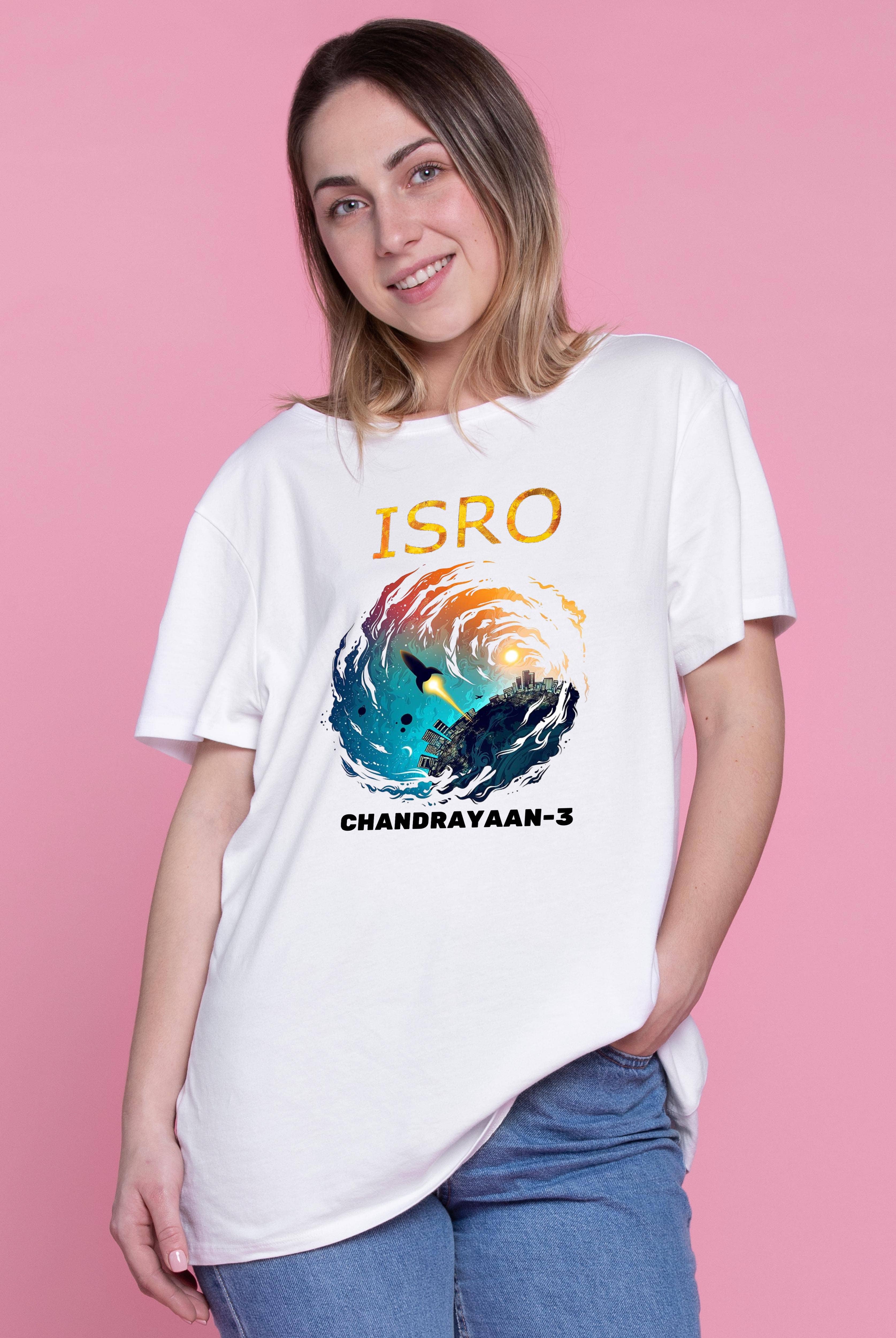 Isro Chandrayaan 3 Women's Oversized T-Shirt