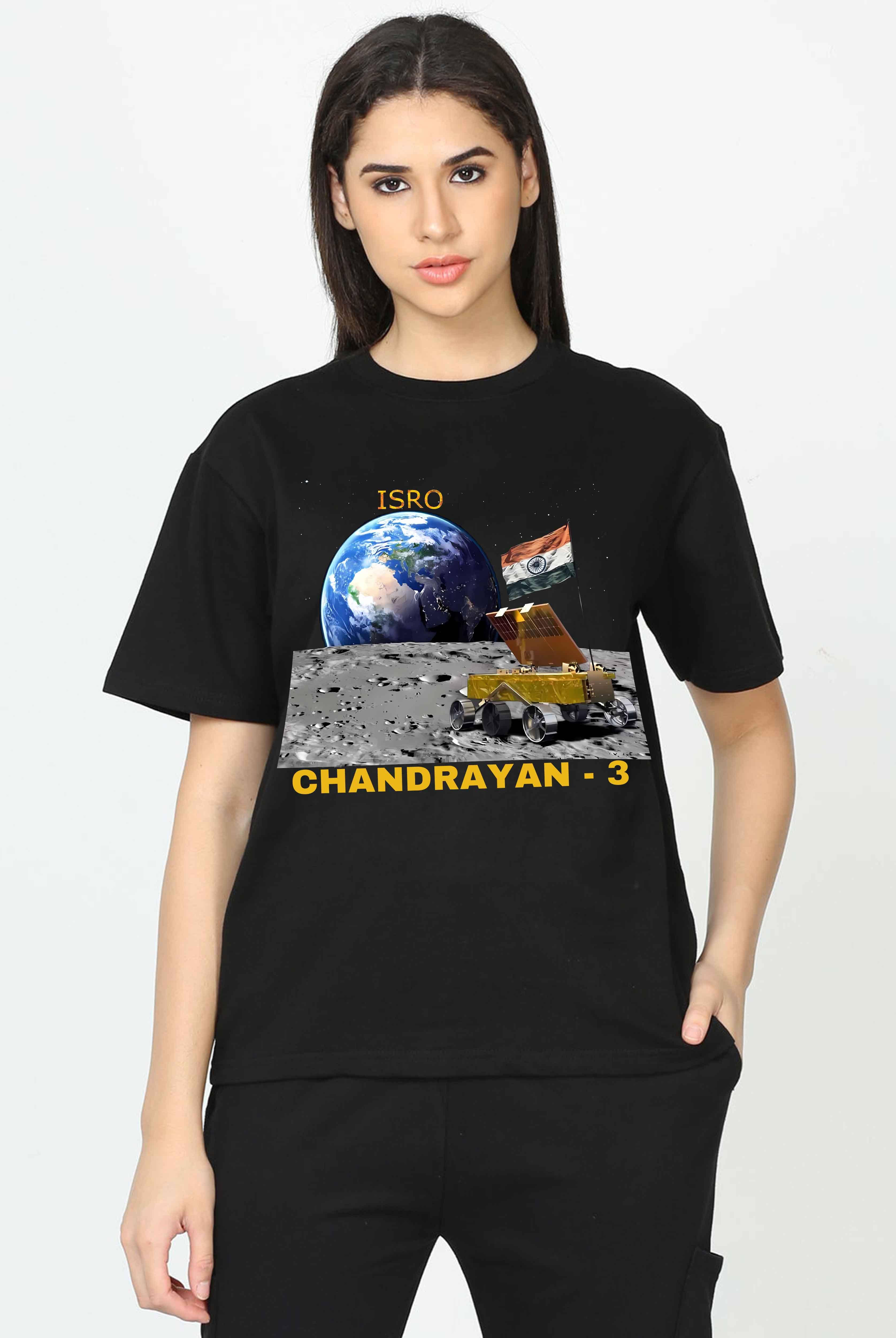 Isro Chandrayaan 3 Women's Oversized T-Shirt