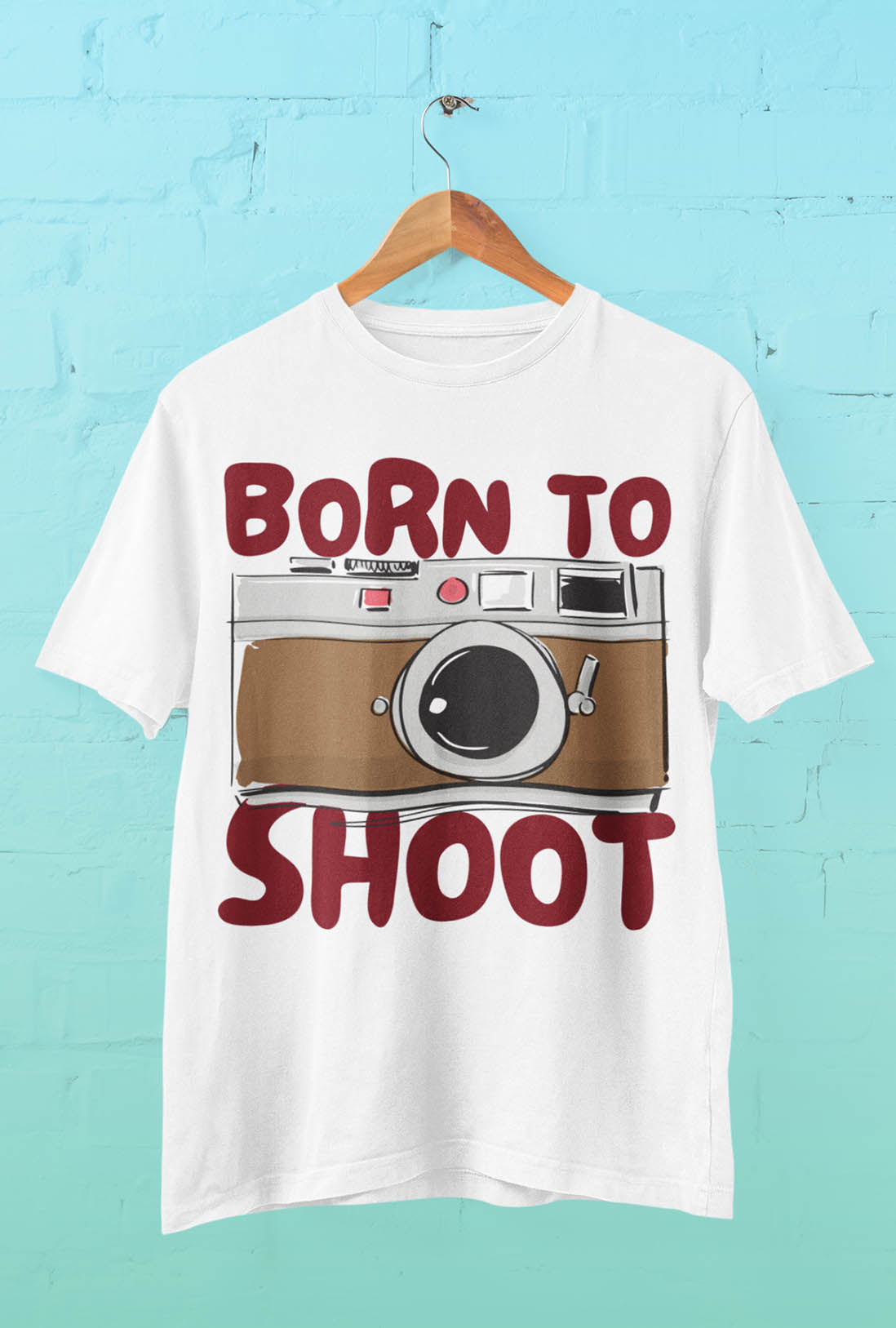 Born To Shoot Men's Cotton T-Shirt