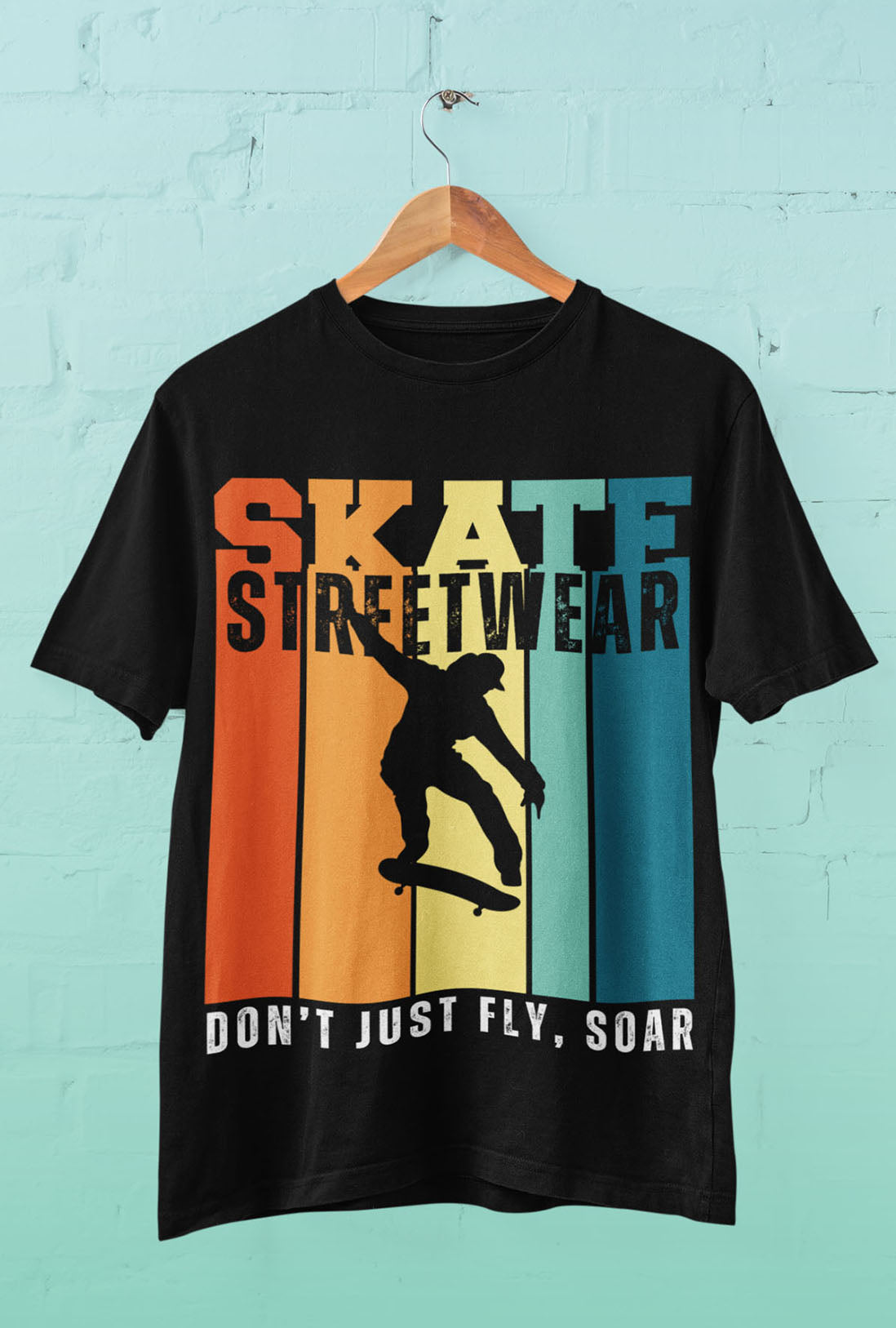 Skate Streetwear Men's Cotton T-Shirt