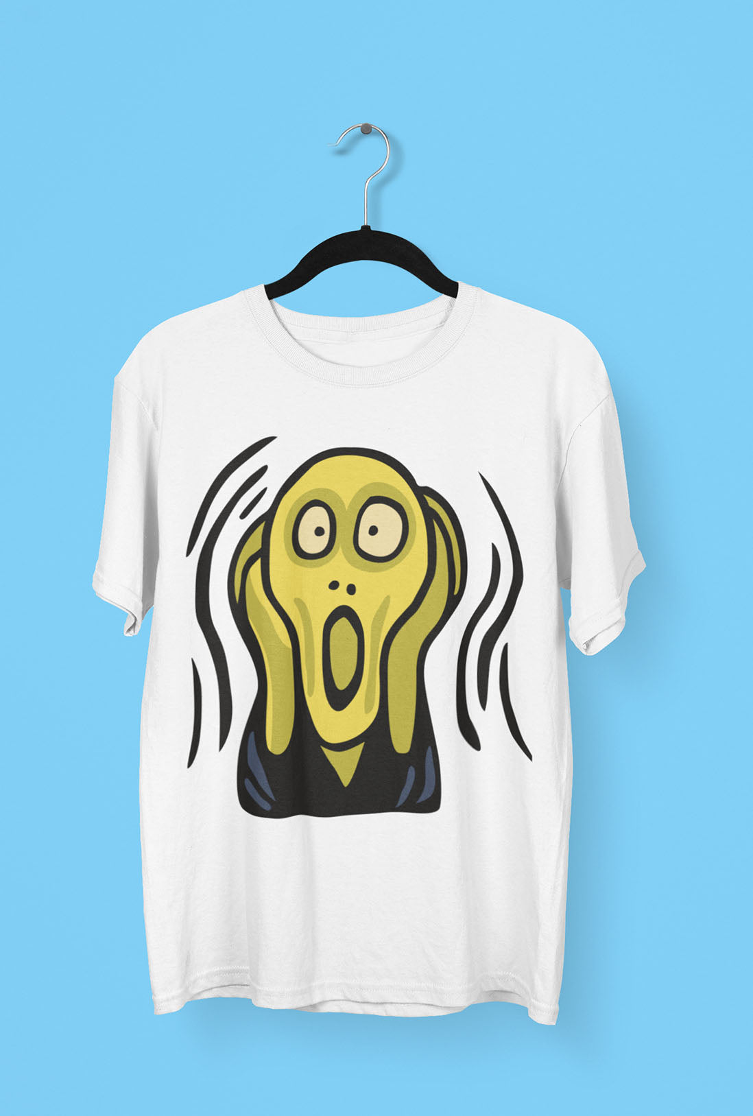 The Scream Head Men's Cotton T-Shirt