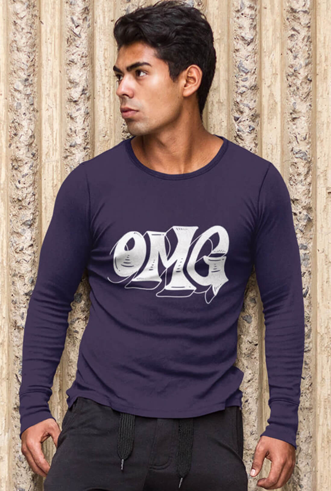 OMG Men's Full Sleeve T-Shirt