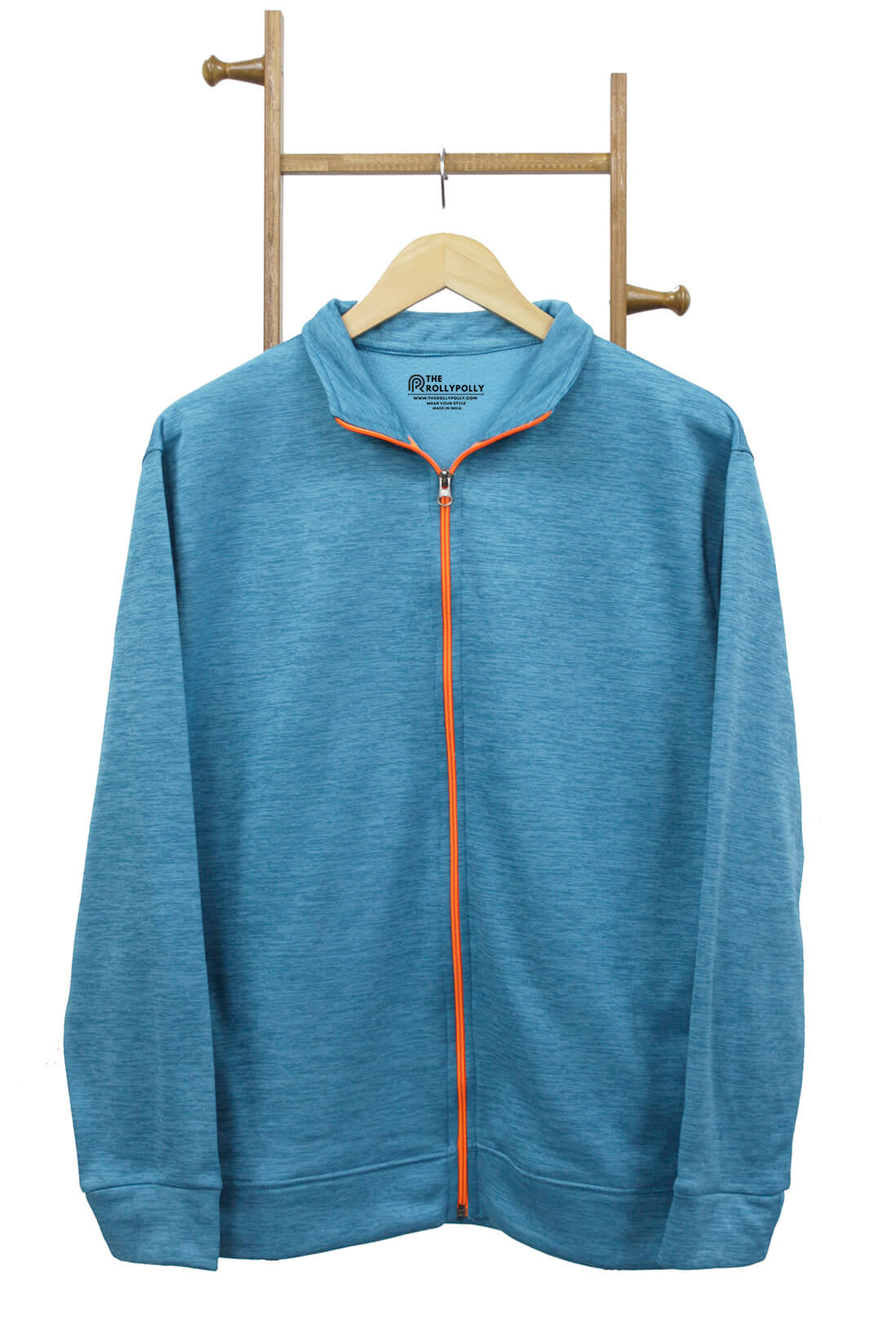 Sports Wear Men's Light Blue Zipper