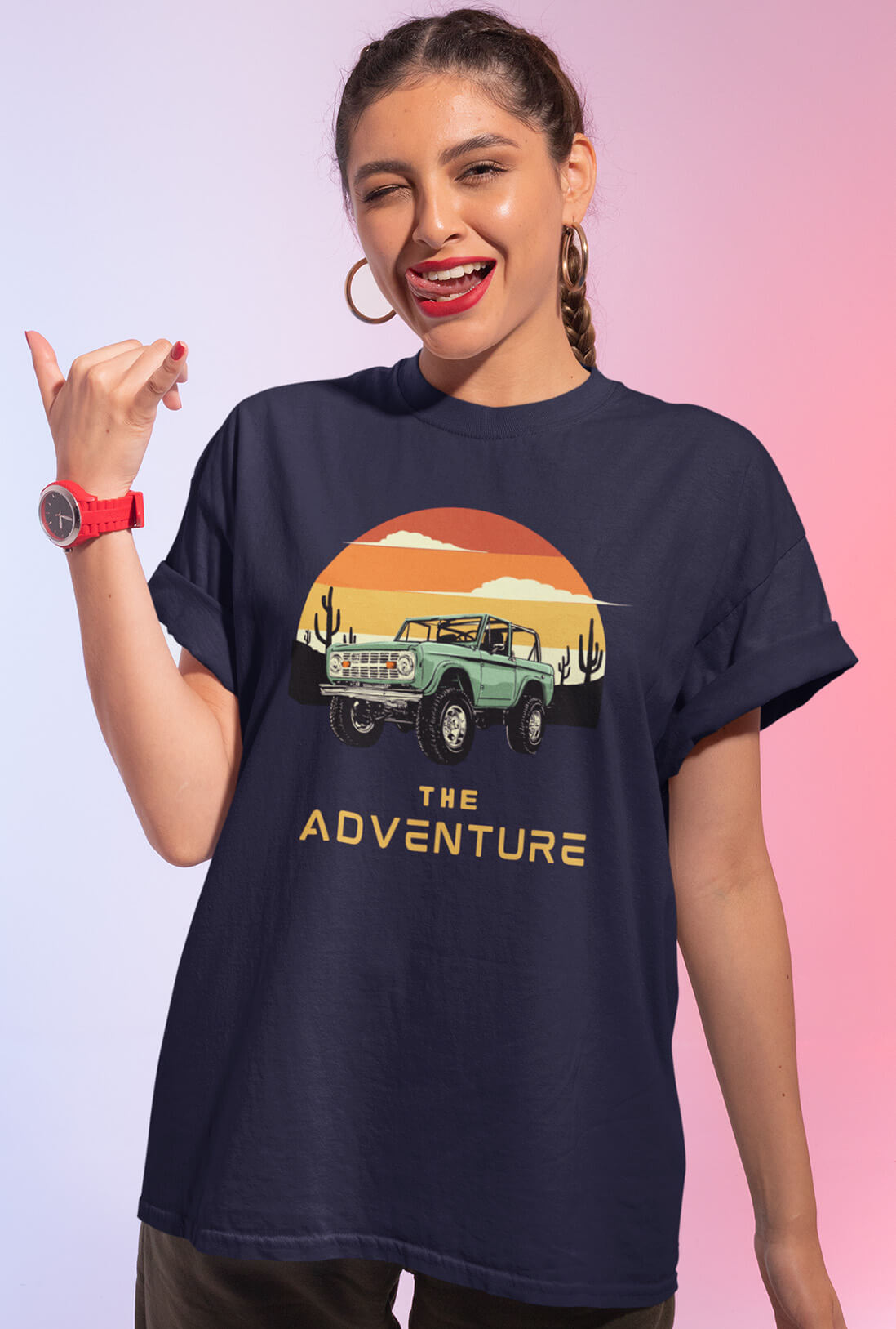 The Adventure Women's Oversized T-Shirt