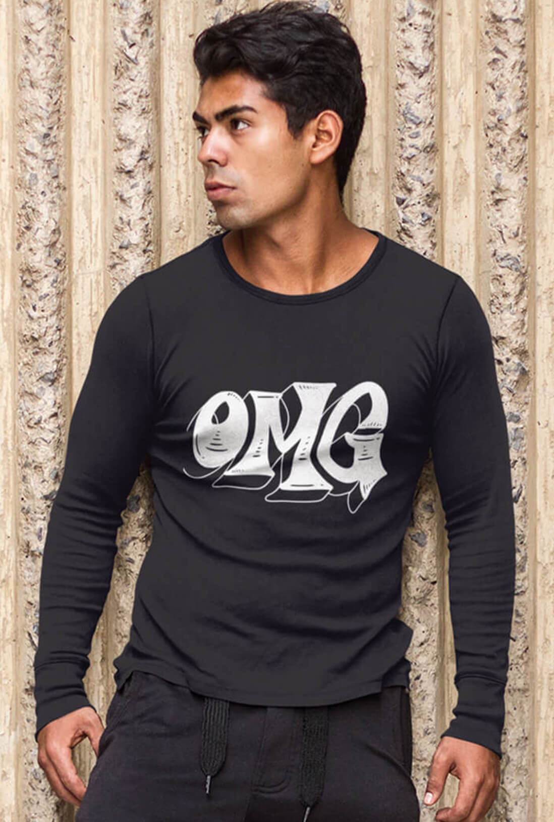 OMG Men's Full Sleeve T-Shirt