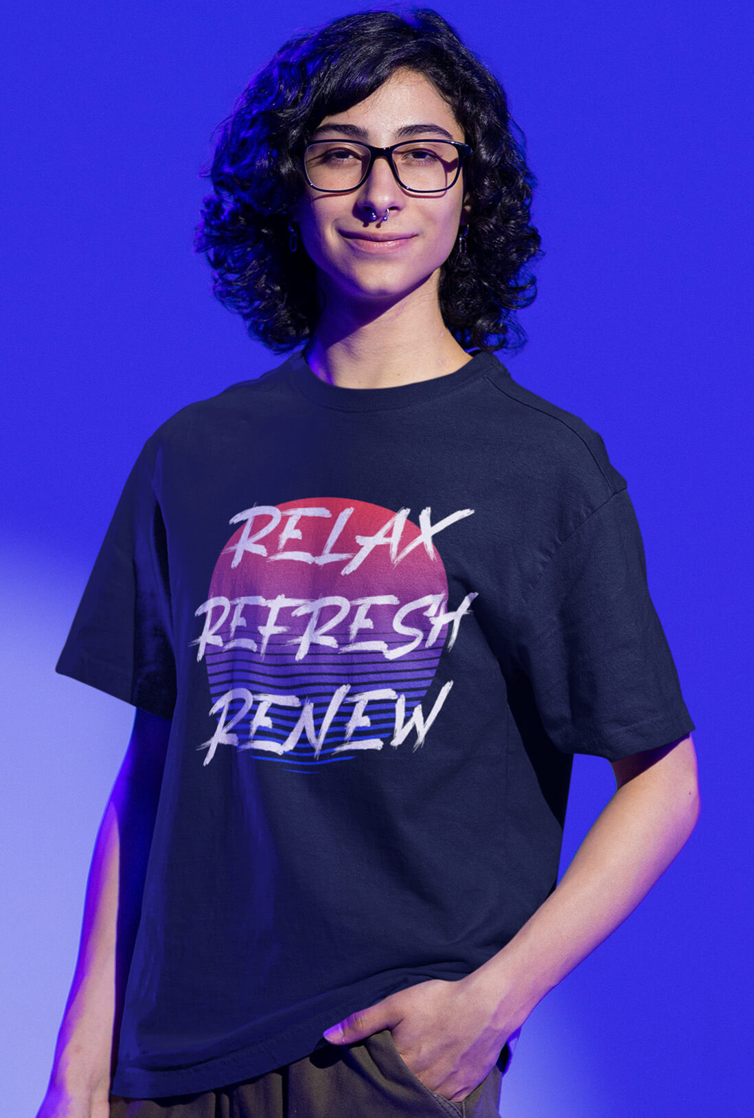 Relax Refresh Men's Oversized T-Shirt