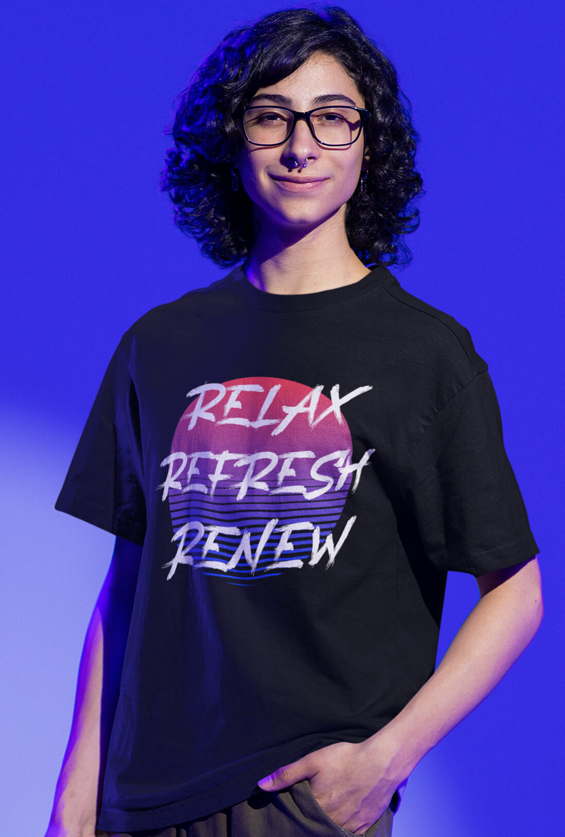 Relax Refresh Men's Oversized T-Shirt