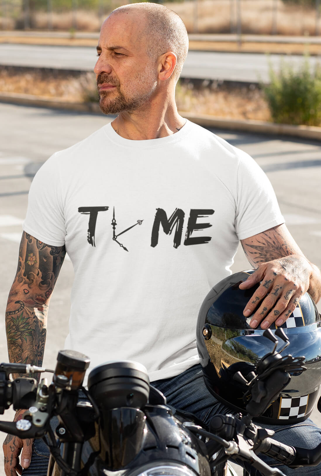 Time Men's Printed T-Shirt