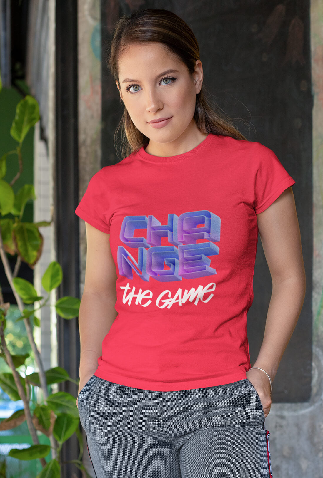 Change The Game Women's Cotton T-Shirt