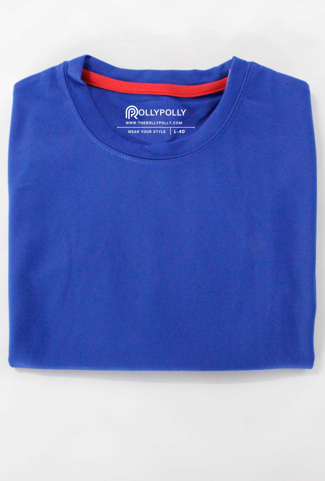 Men's Blue Active Wear T-Shirt