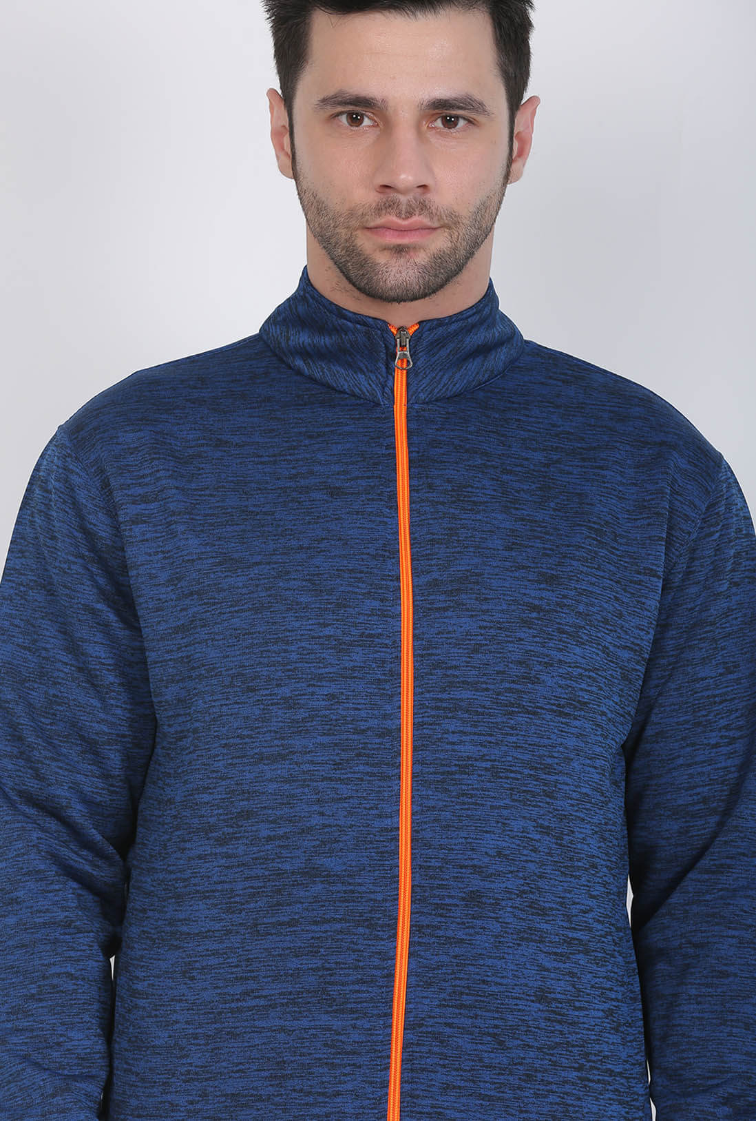 Sports Wear Men's Royal Blue Zipper