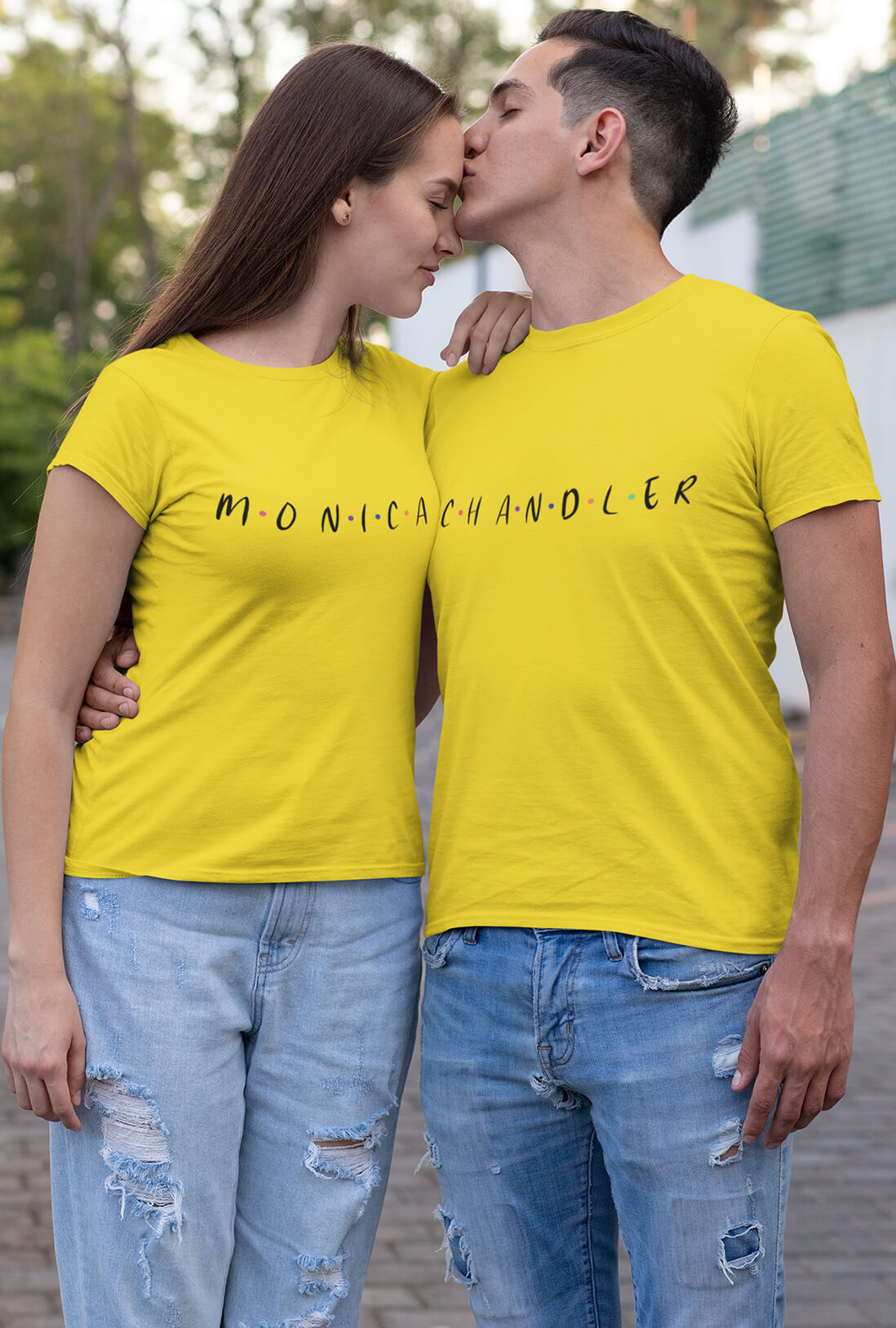 Monica & Chandler Couple's T-Shirt