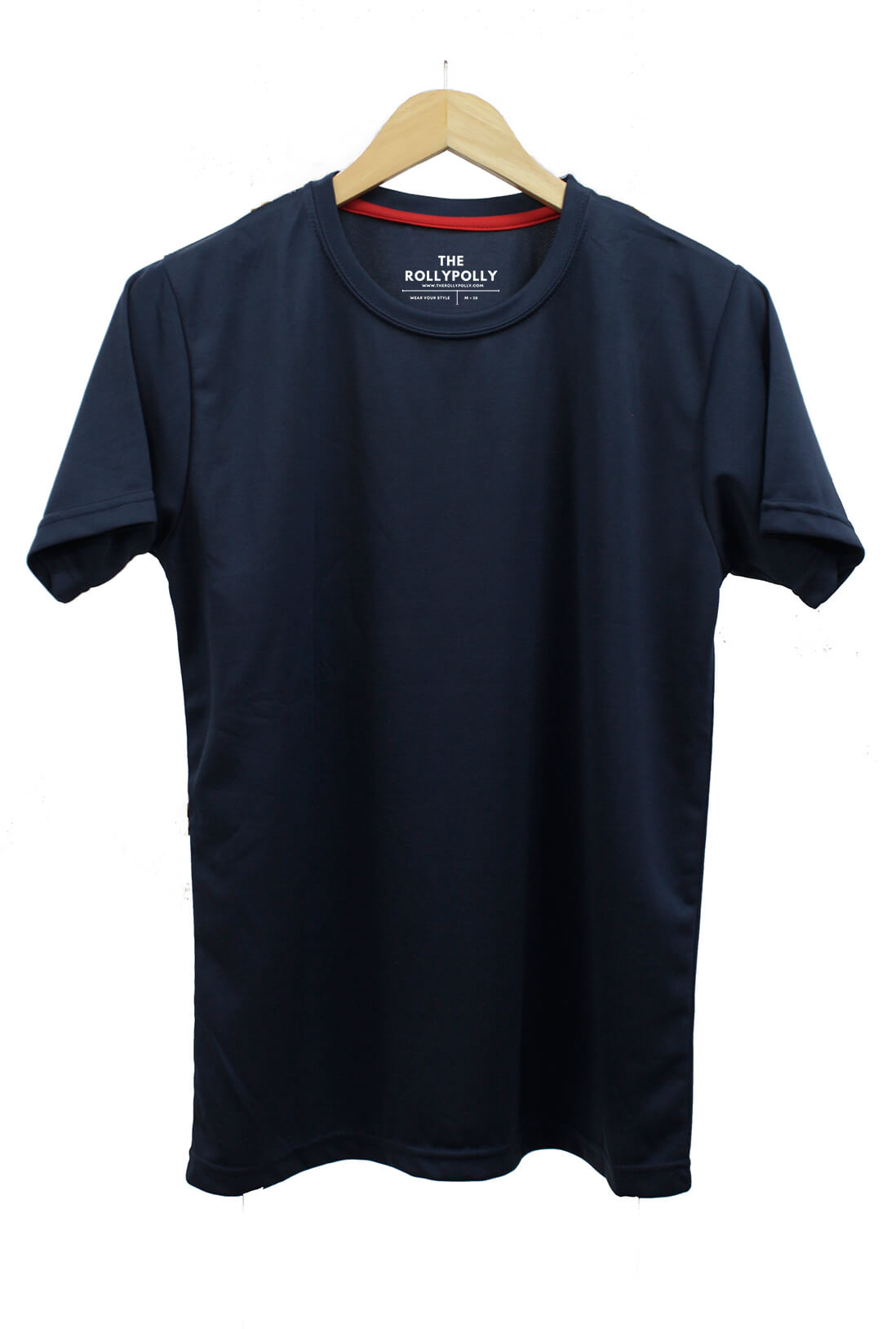 Dri Fit Round Neck Navy Blue Men's T-Shirt