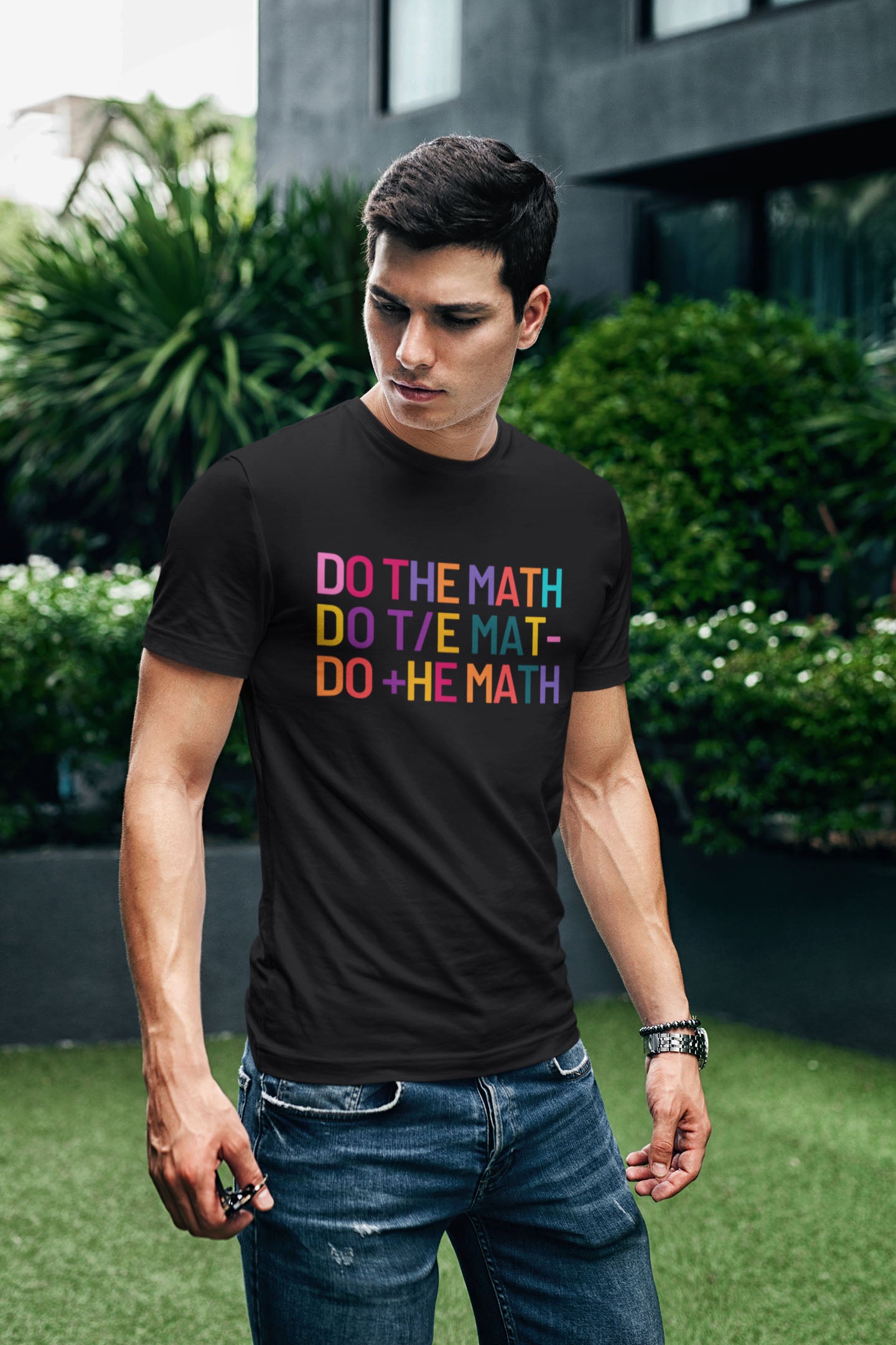 Do The Math  Men's Motivation T-Shirt
