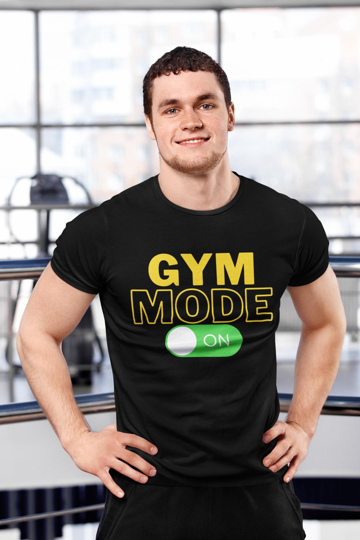 Gym Mode On Men's Cotton T-Shirt