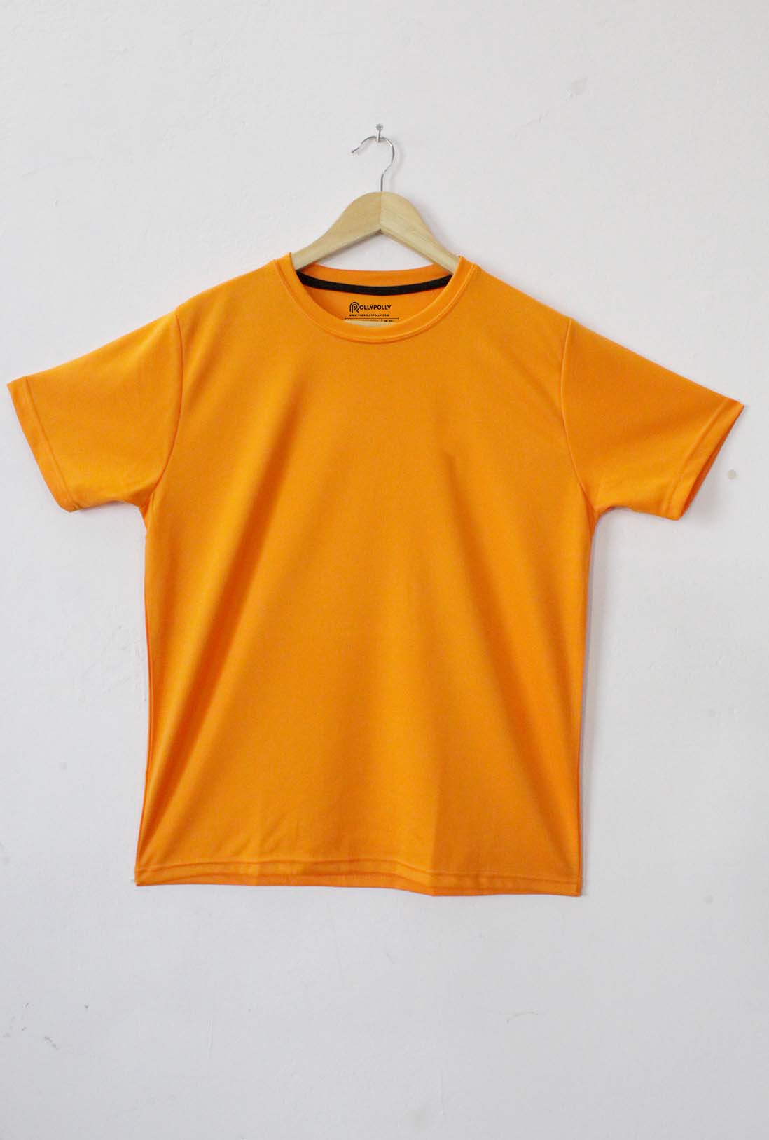 Men's Orange Active Wear T-Shirt