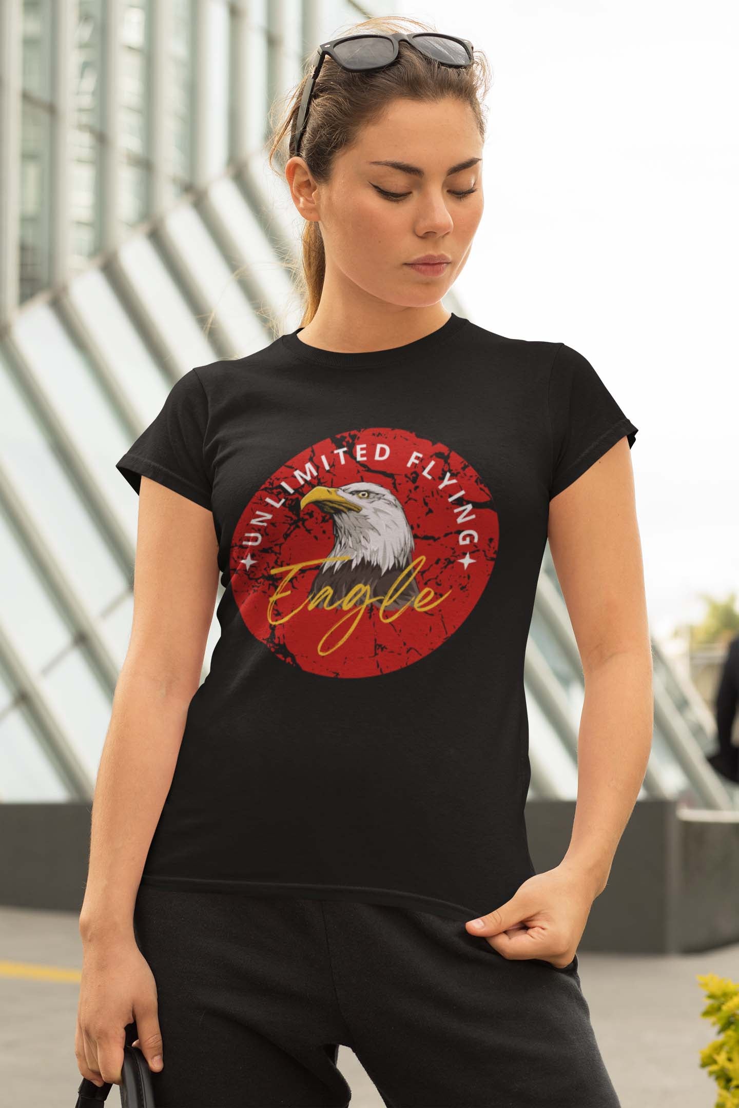 Flying Eagle Women's Cotton T-Shirt