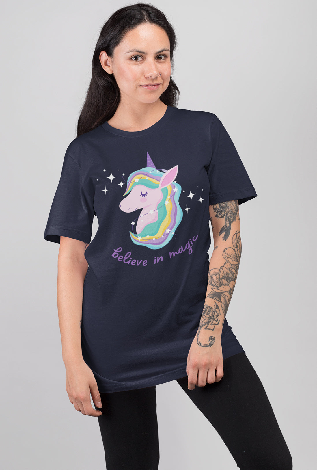 Believe In Magic Women's Oversized T-Shirt