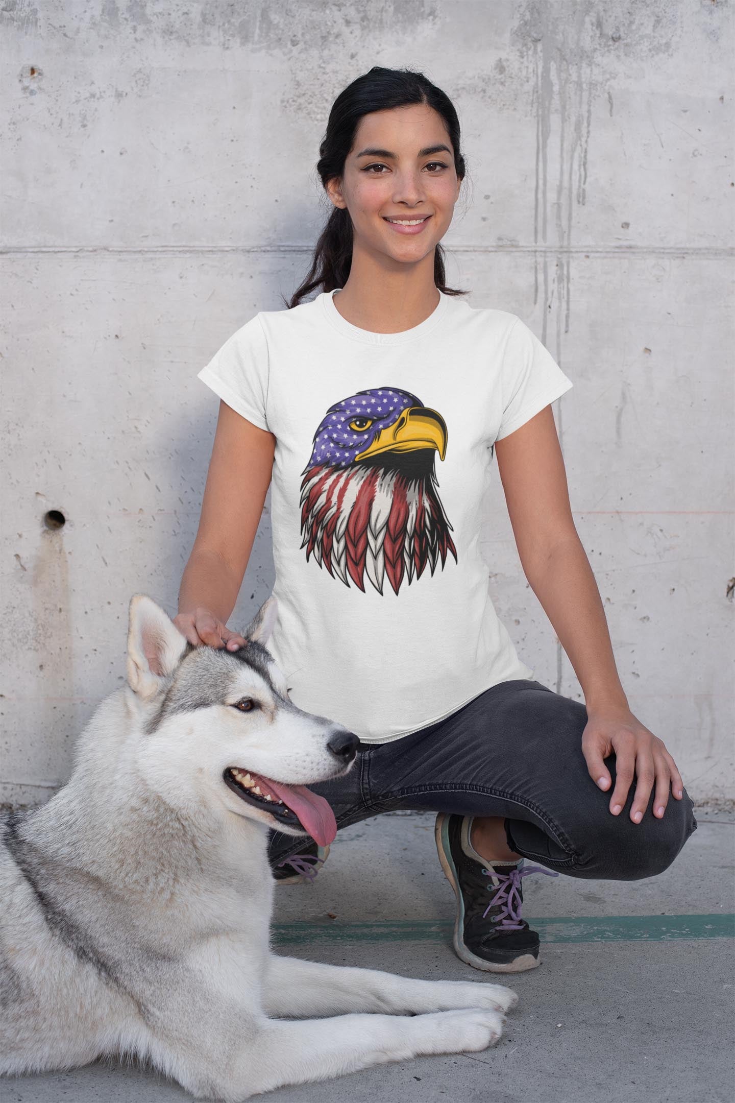 Eagle Women's Cotton T-Shirt