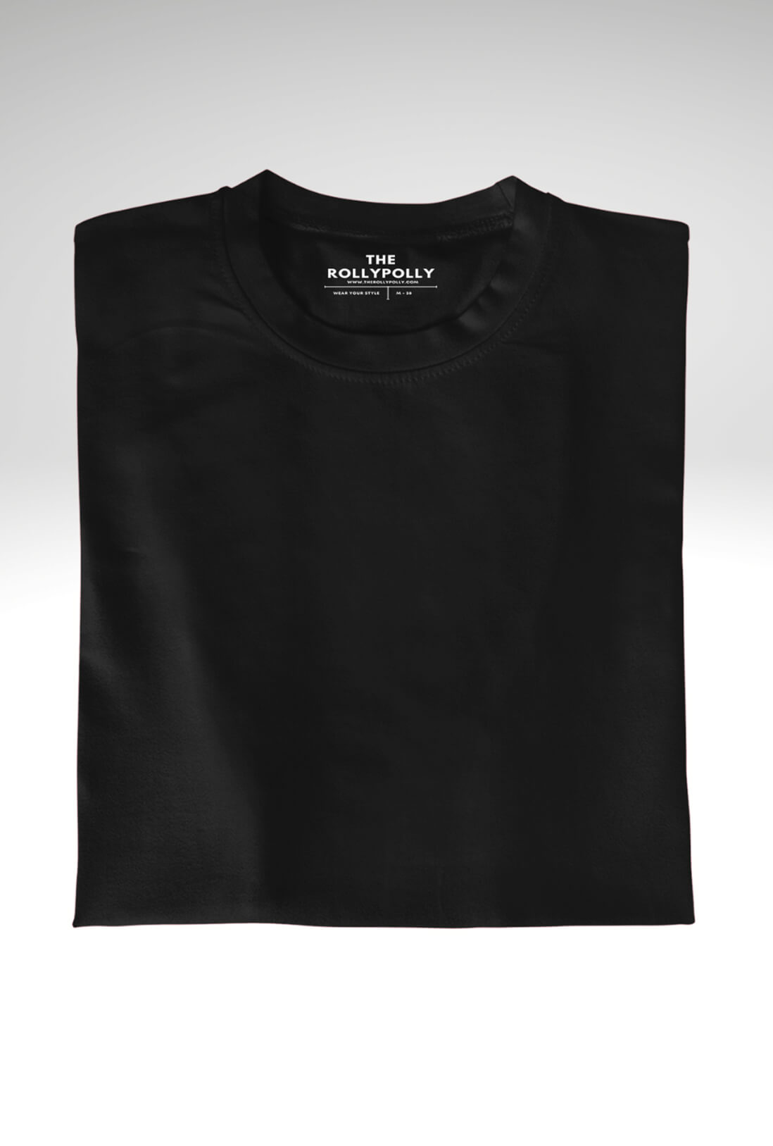 Men's Black Cotton T-Shirt