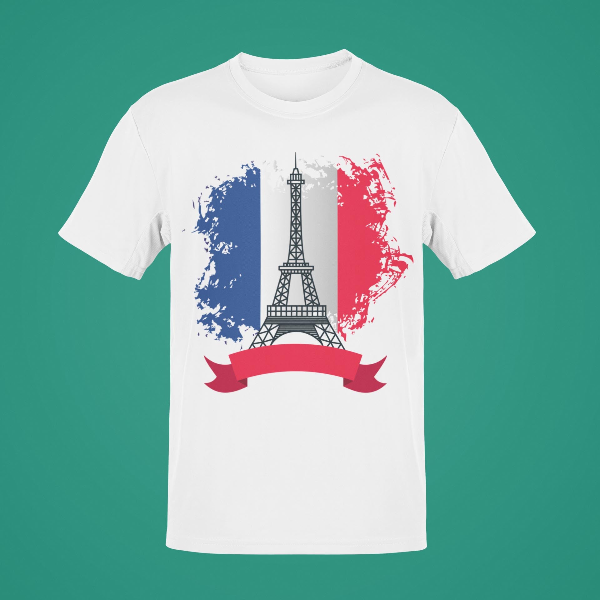 Eiffel Tower Men's Cotton T-Shirt