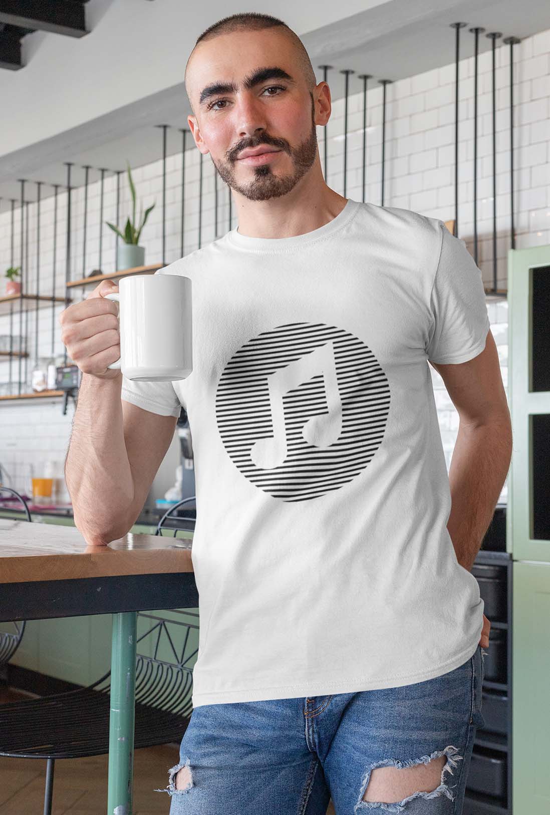 Music Men's Cotton T-Shirts