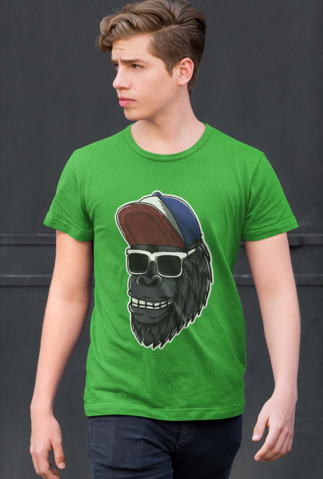 Gorilla Men's Cotton T-Shirt