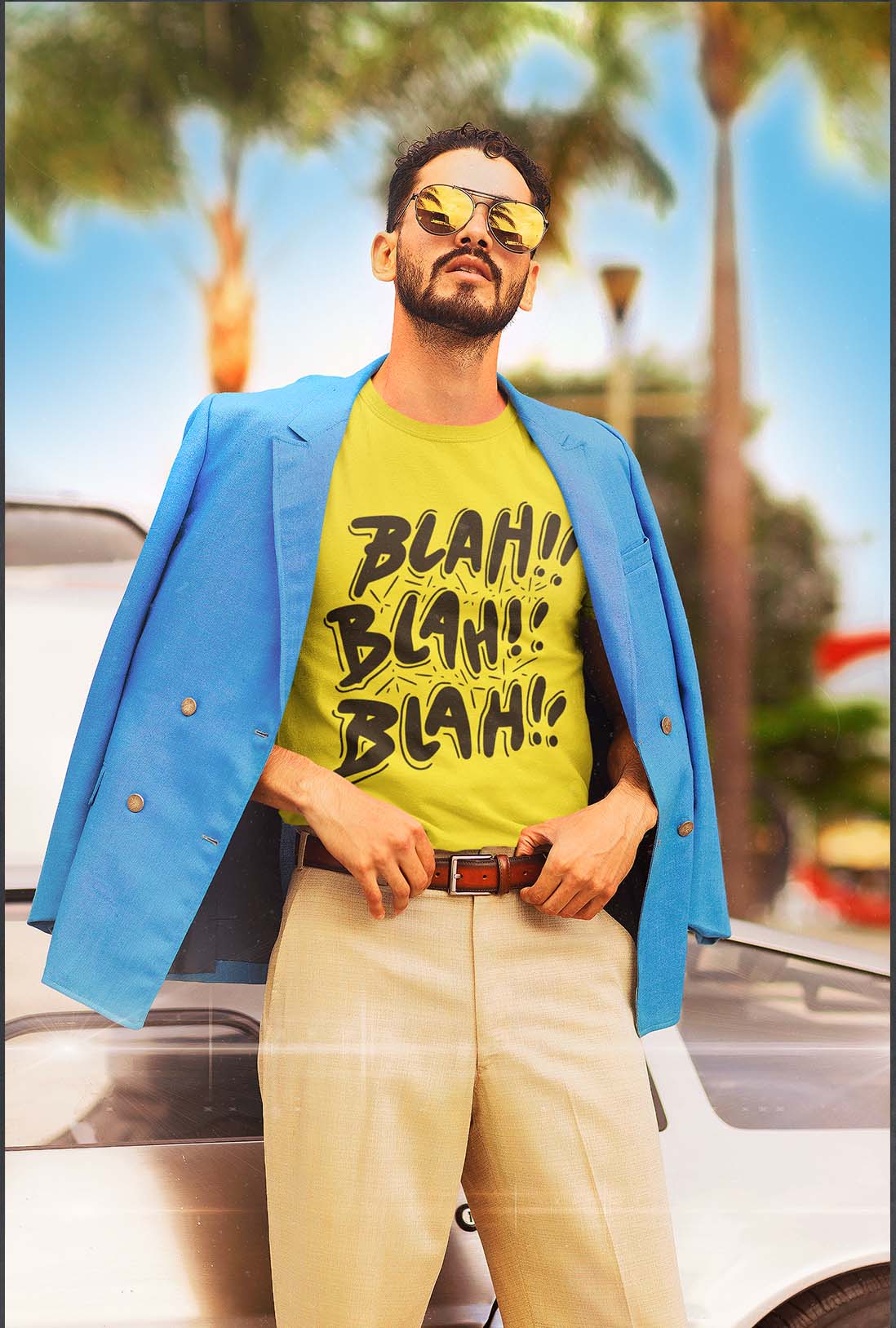 Blah Blah Blah Men's Cotton T-Shirt