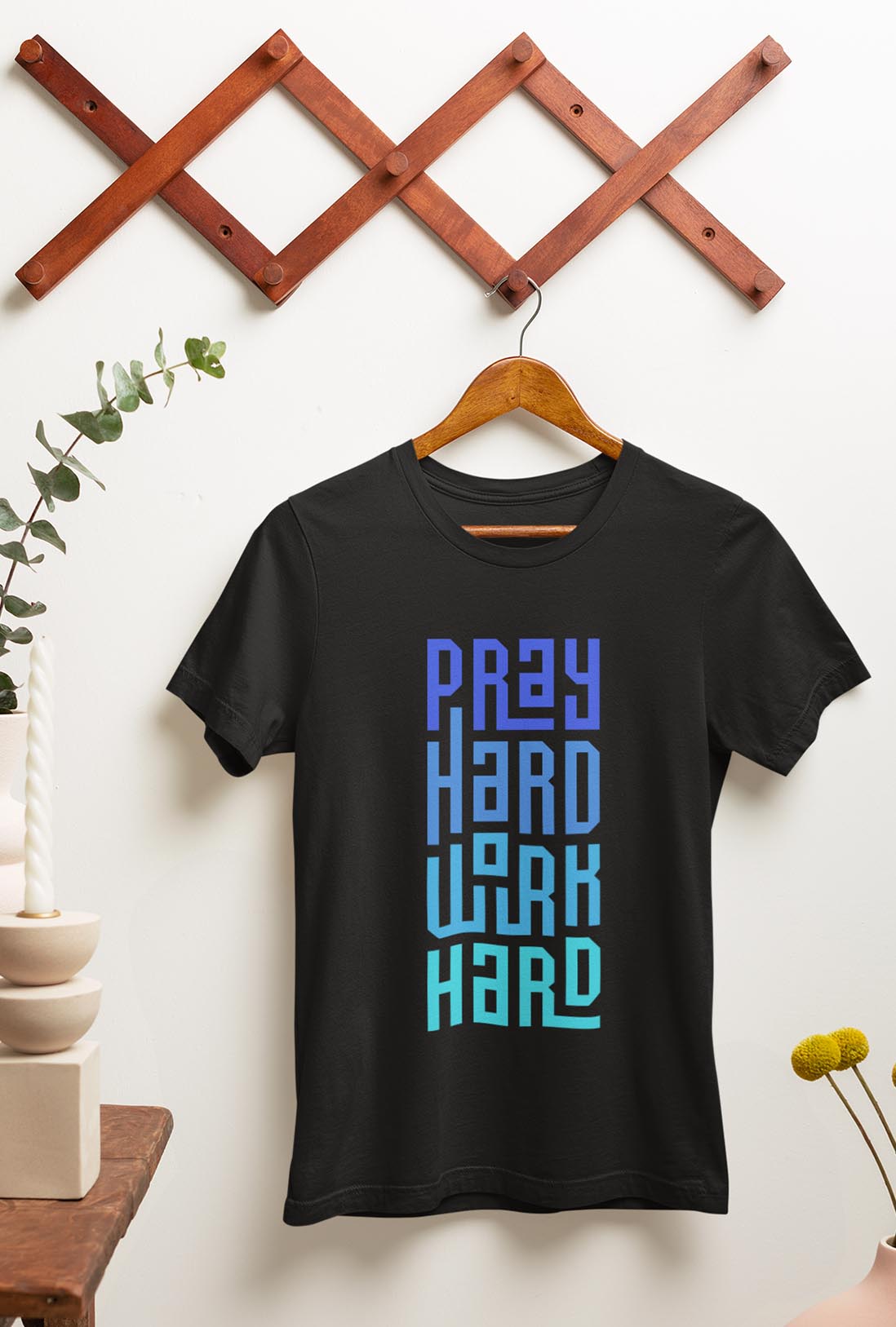 Pray Hard Women's Cotton T-Shirt