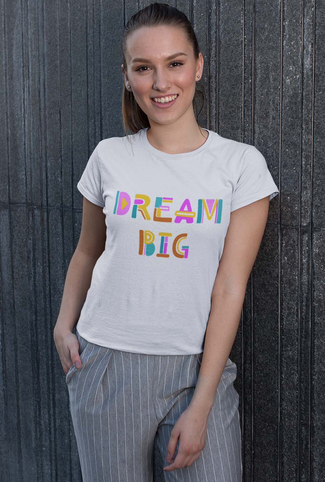 Dream Big Women's Cotton T-Shirt